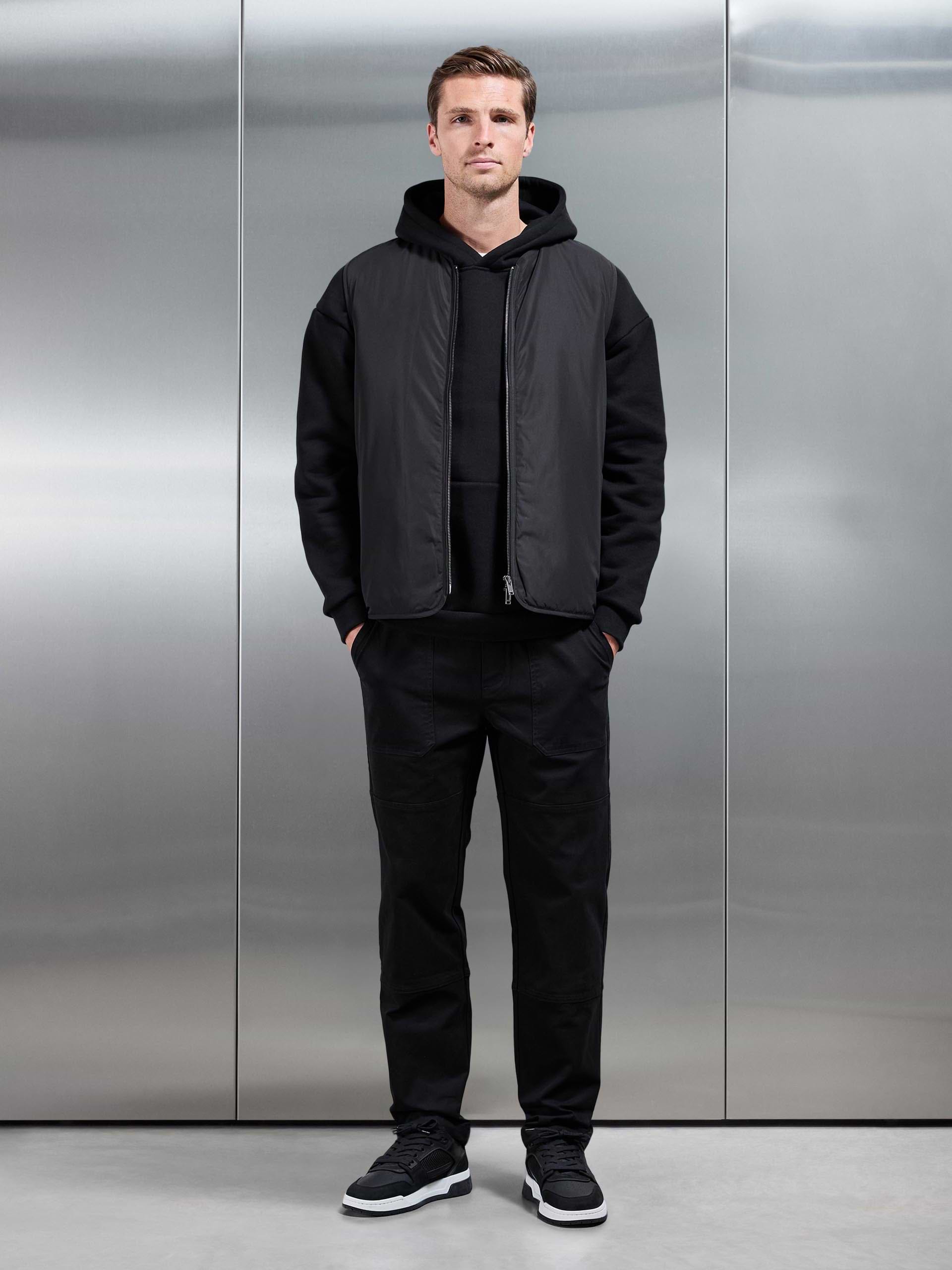 Mens Worker Trouser in Black