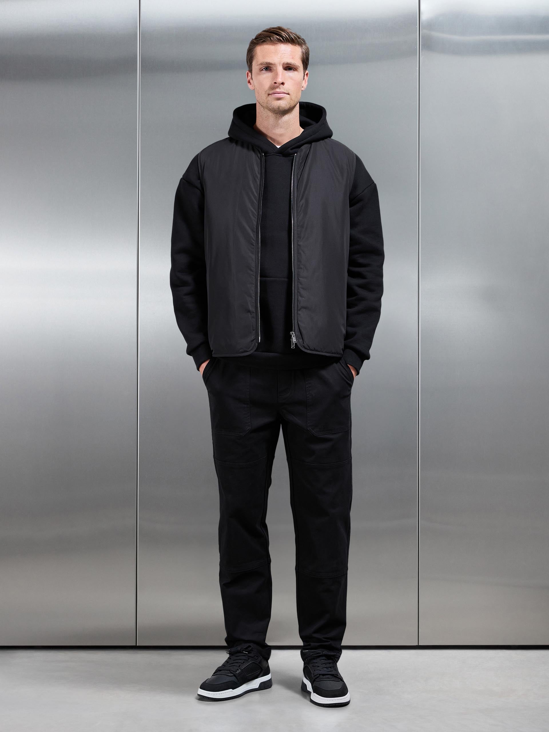 Mens Worker Trouser in Black
