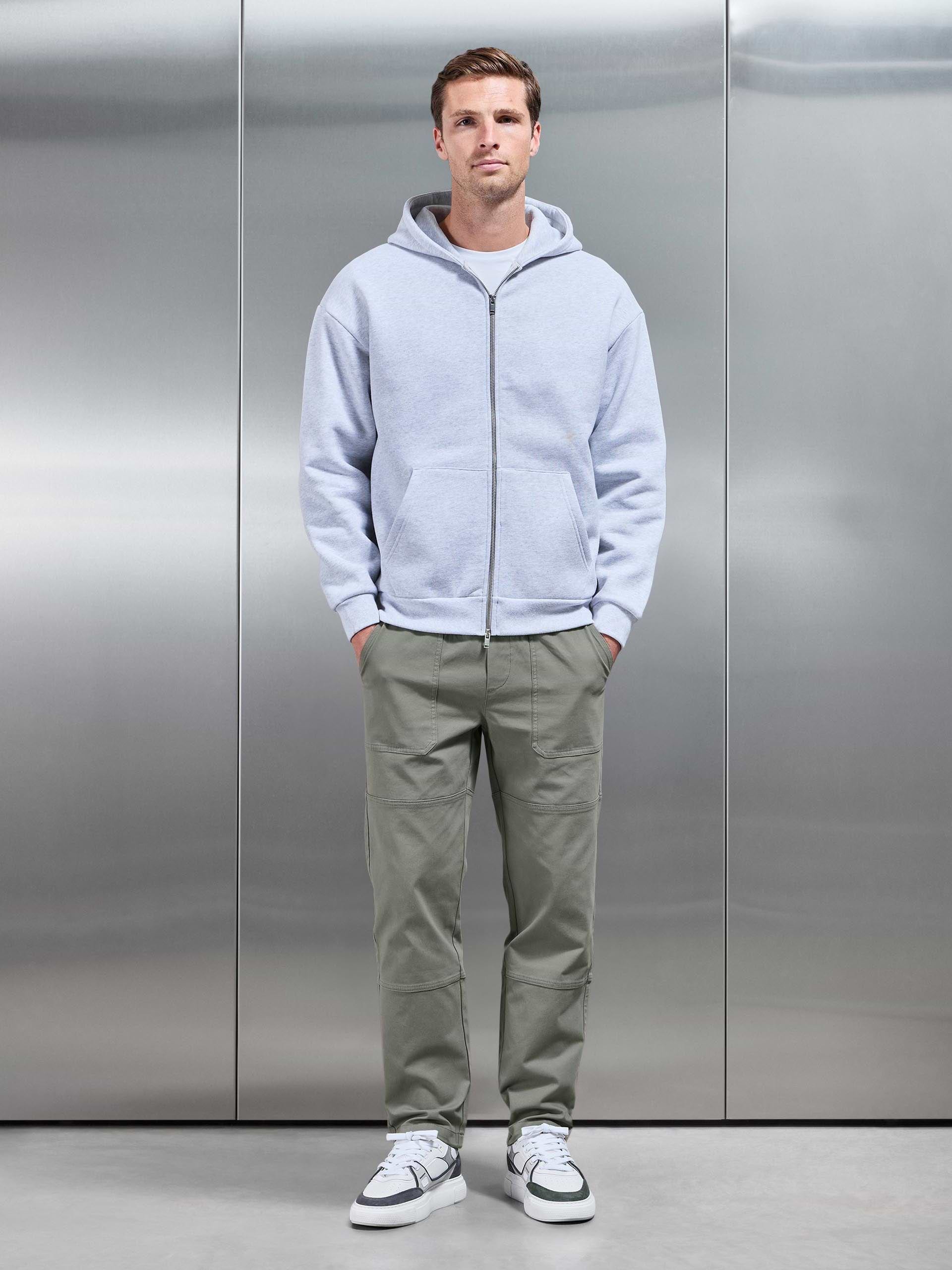 Mens Worker Trouser in Olive