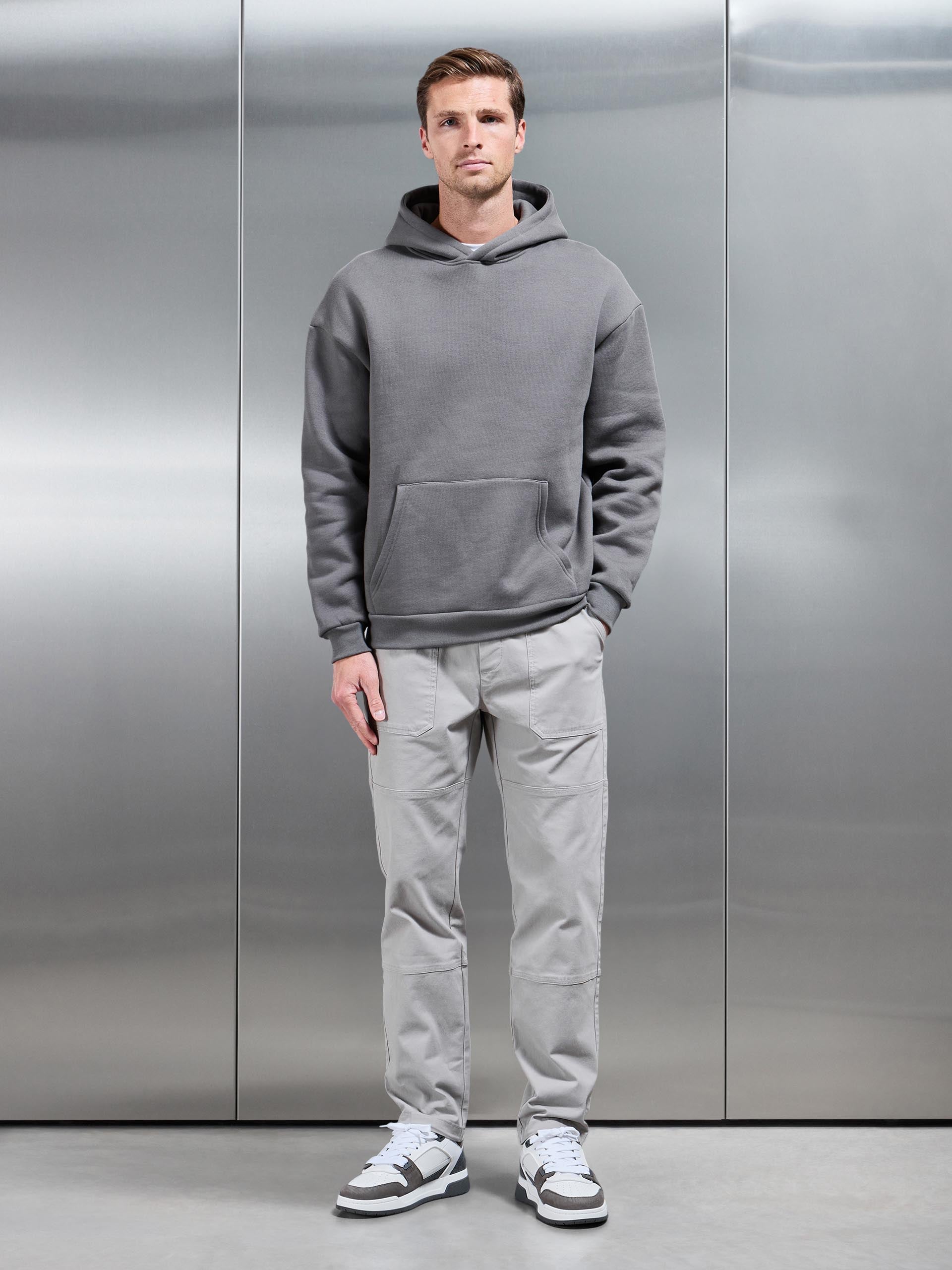 Mens Worker Trouser in Stone