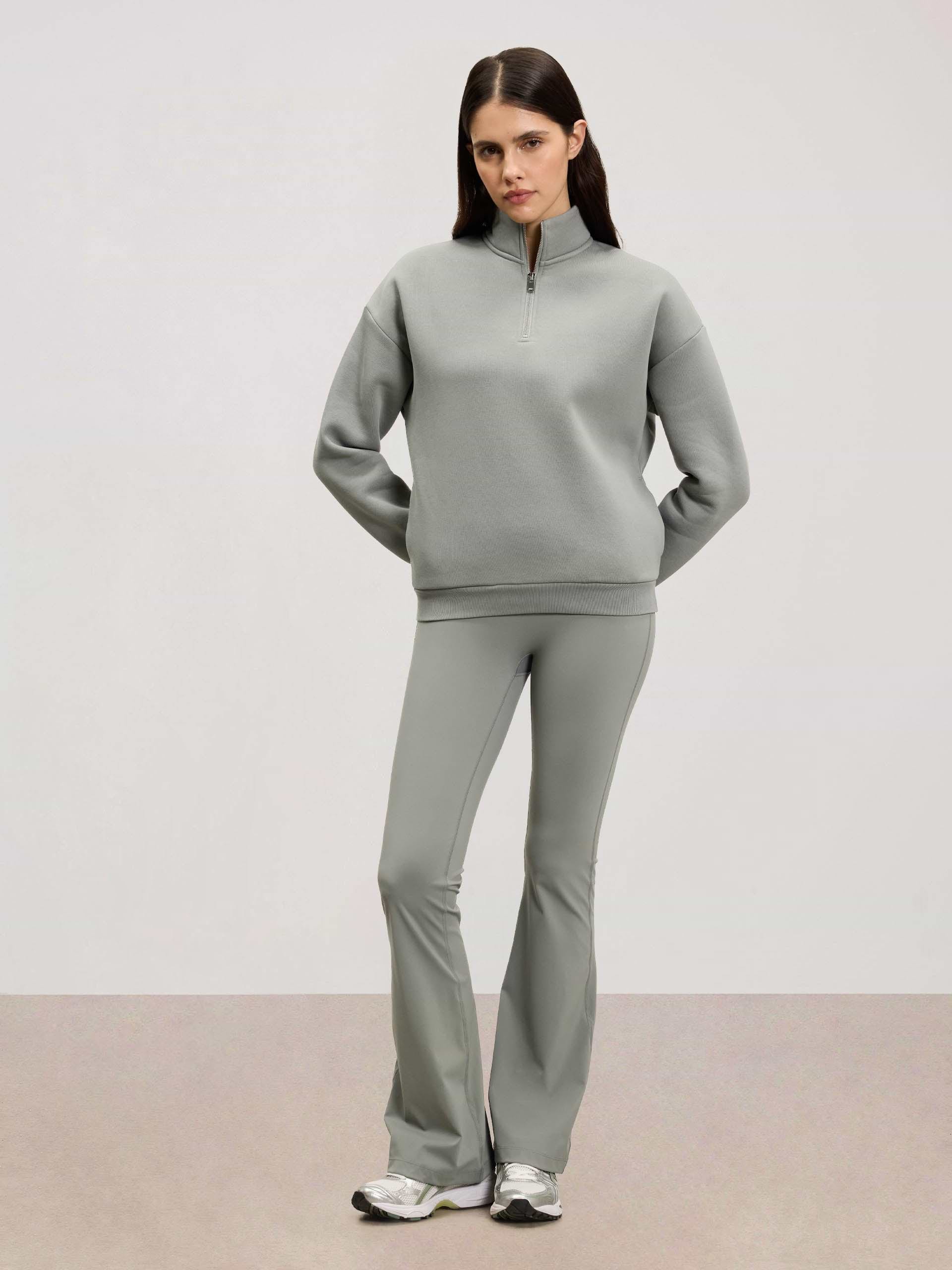 Womens Neoprene Half Zip in Sage