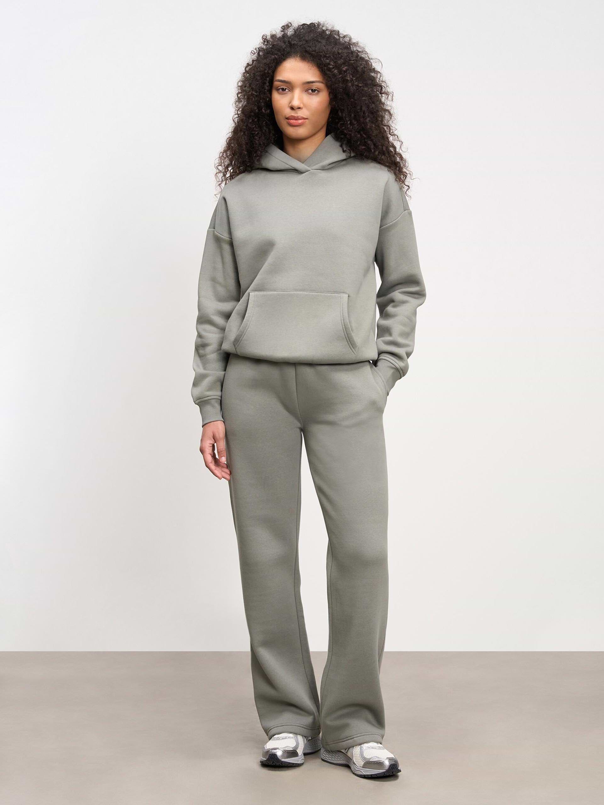 Womens Neoprene Straight Leg Jogger in Sage