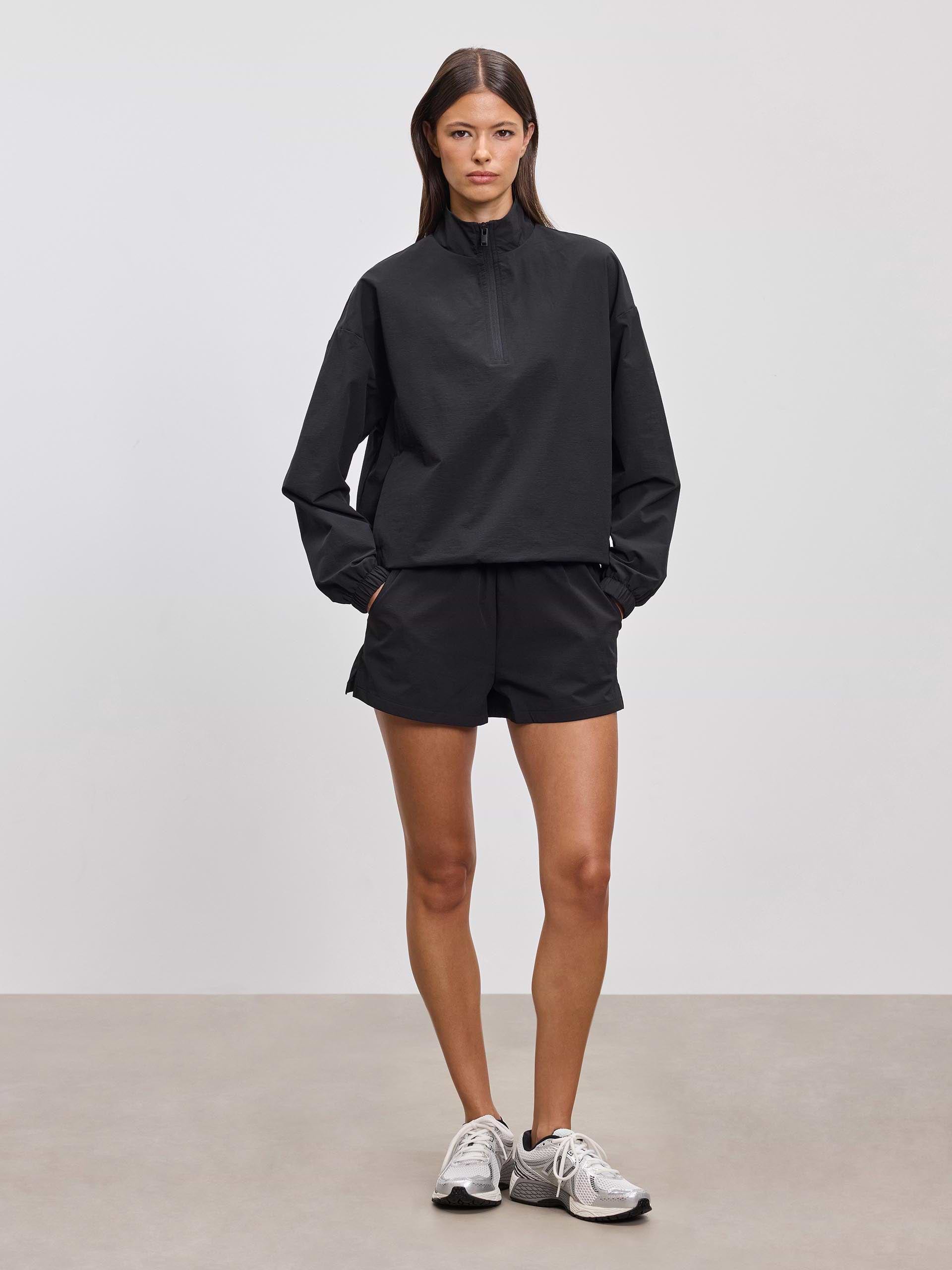 Womens Nylon Short in Black