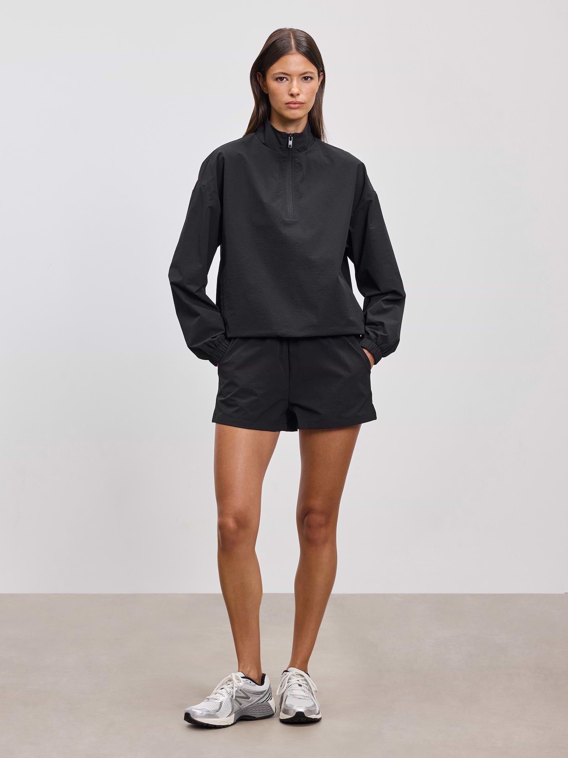 Womens Nylon Short in Black