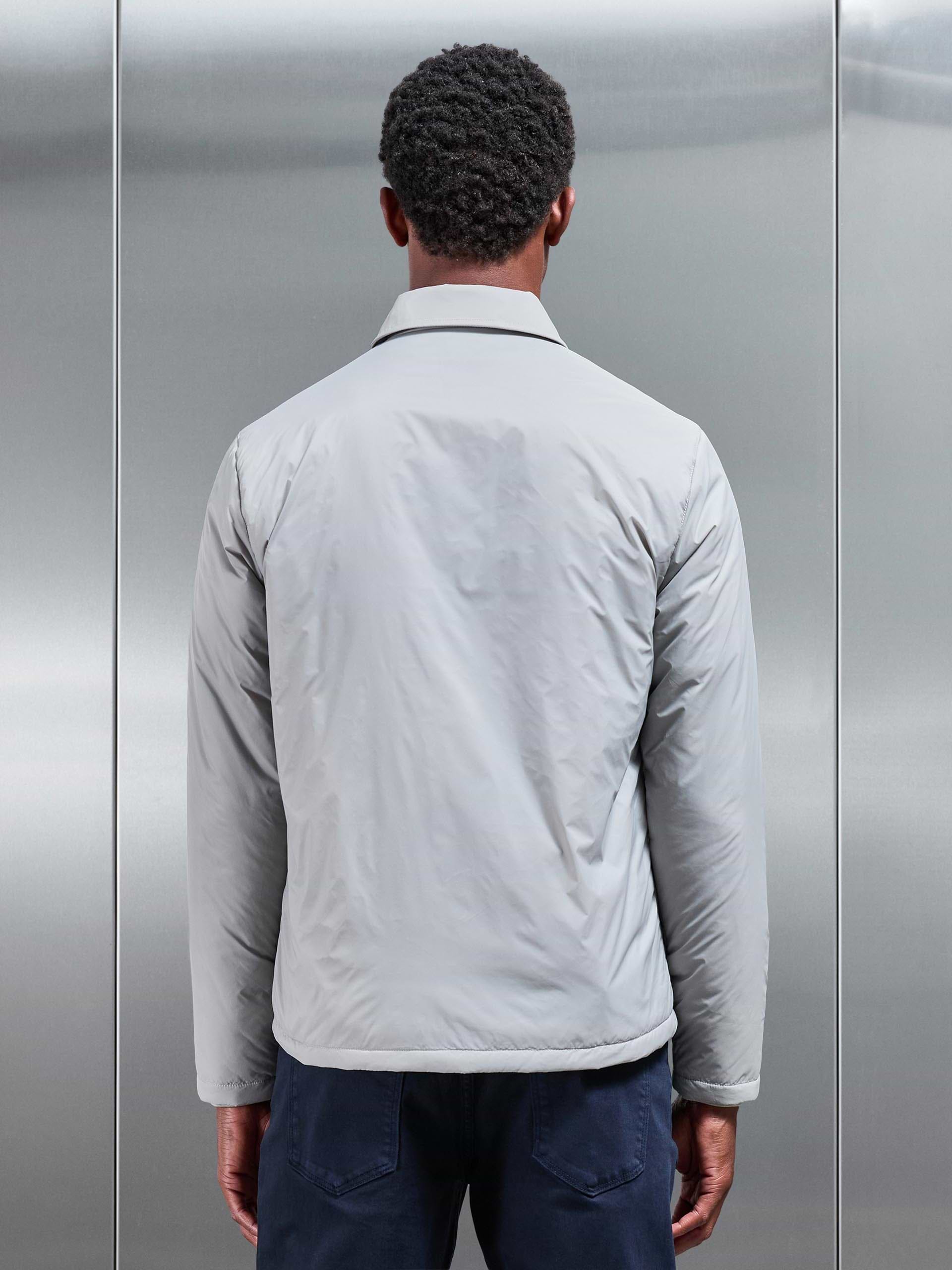 Padded Coach Jacket in Stone