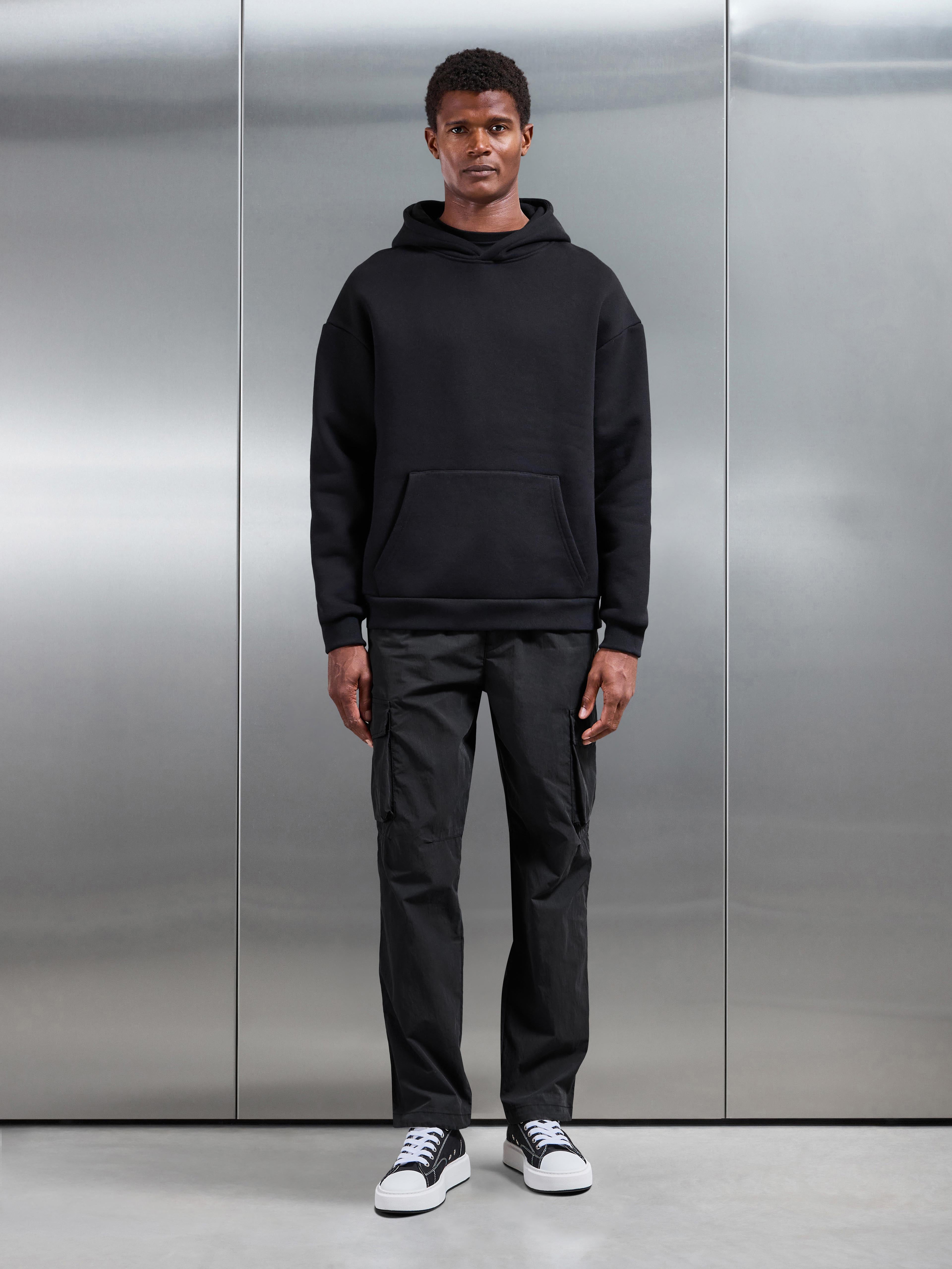 Parachute Cargo Pant in Black