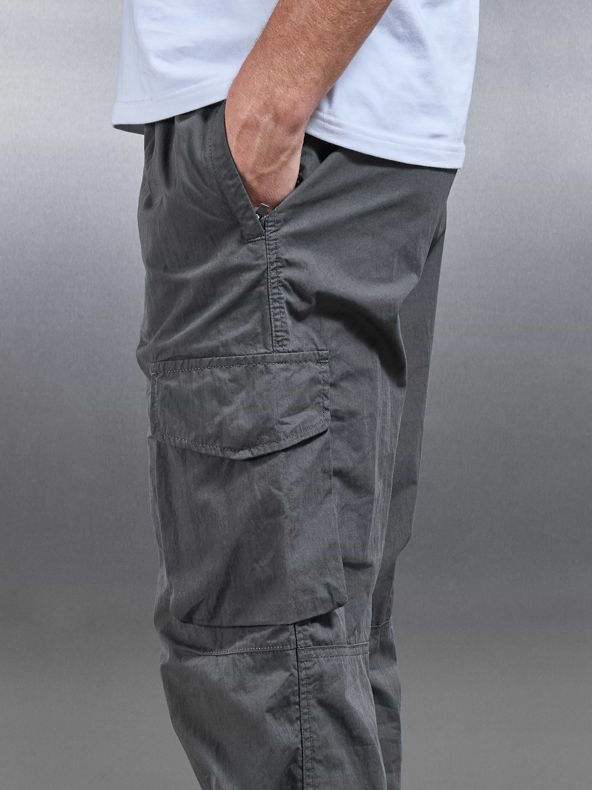 Parachute Cargo Pant in Grey