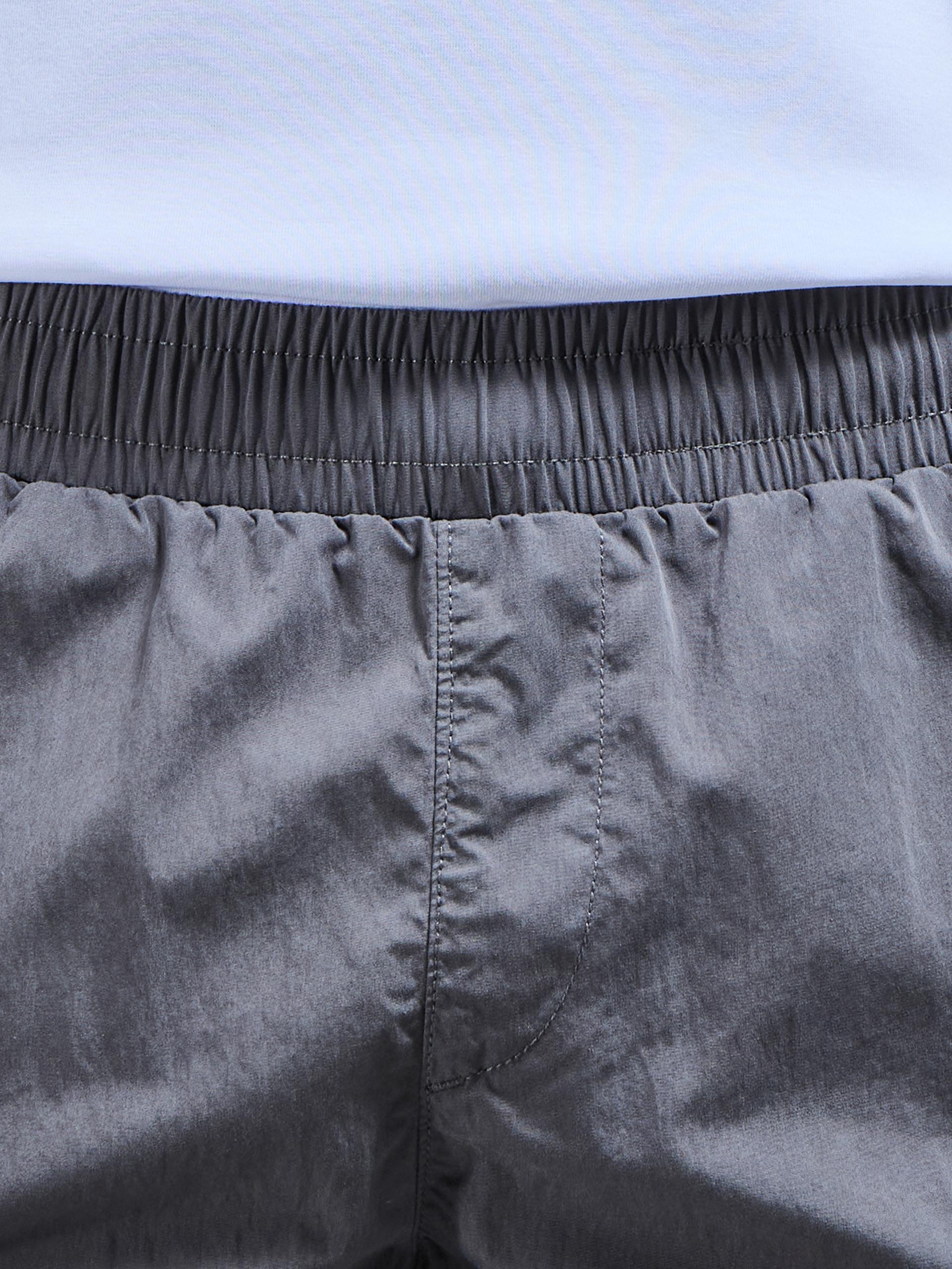 Parachute Nylon Cargo Short in Grey