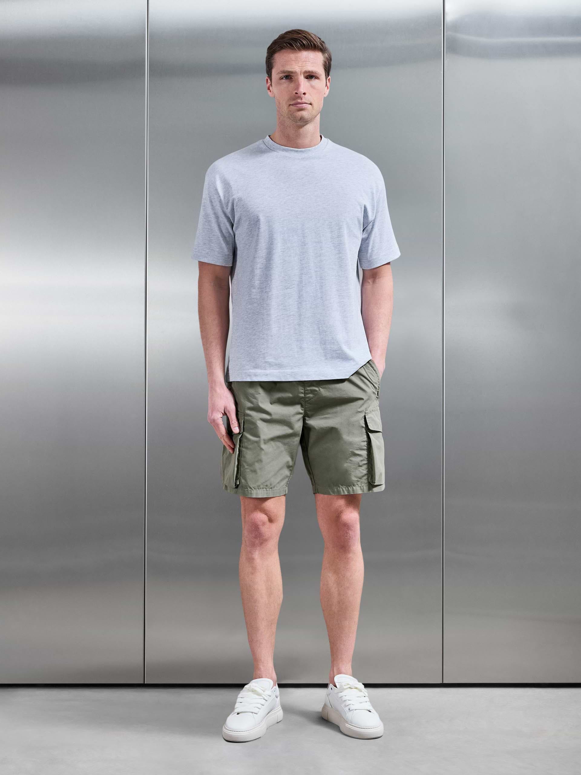 Parachute Cargo Short in Olive