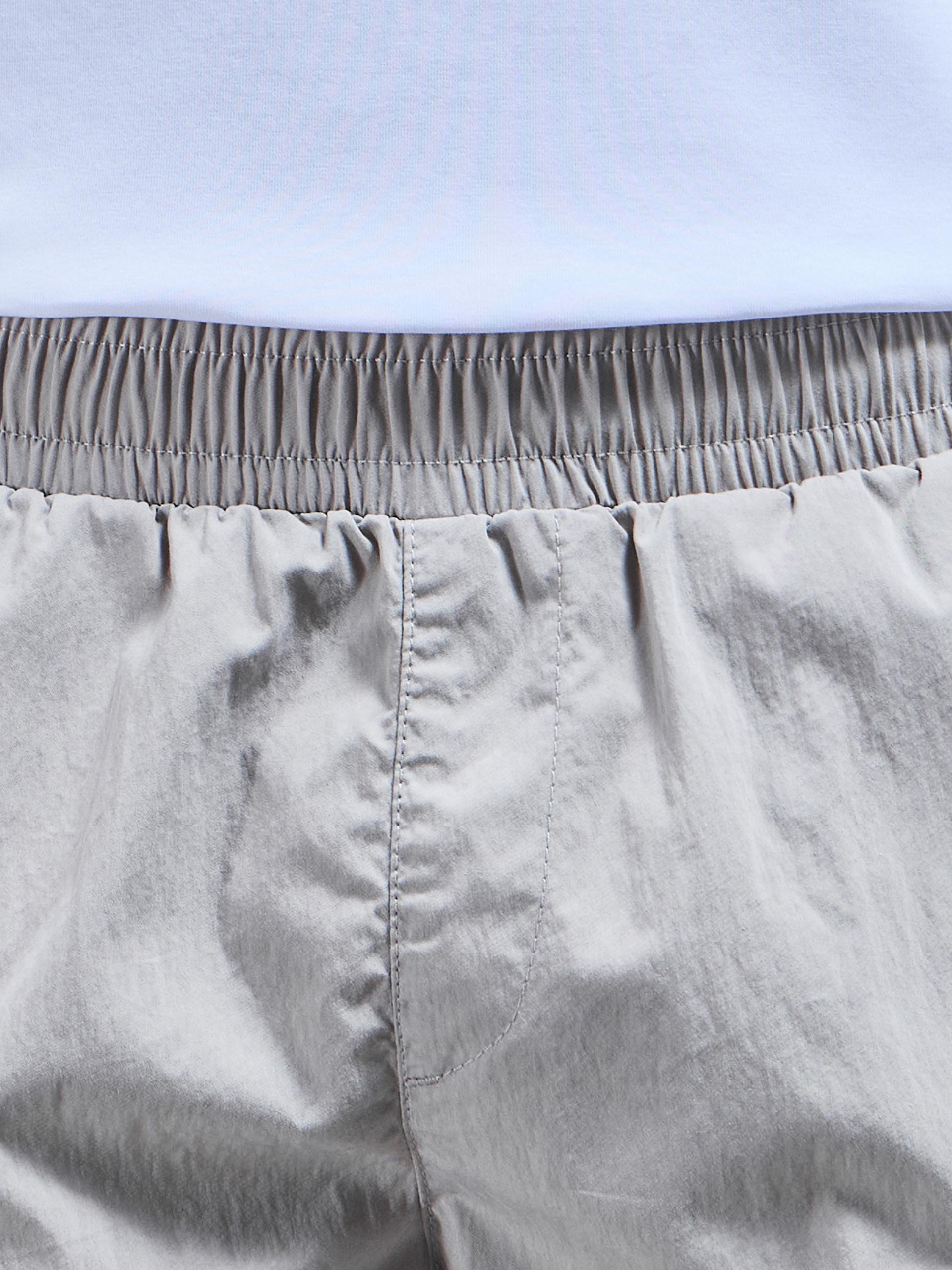 Parachute Nylon Cargo Short in Stone