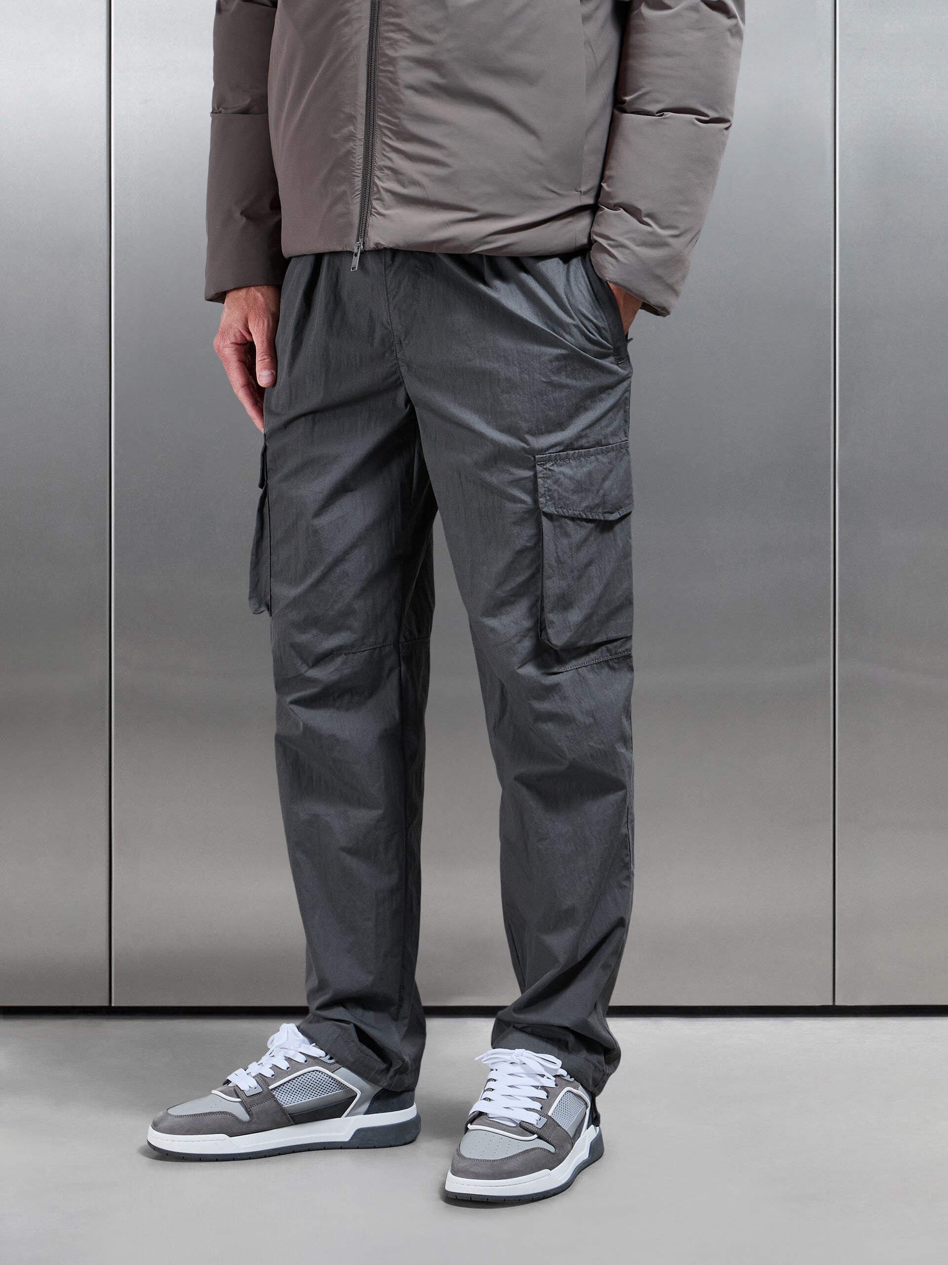 Parachute Cargo Pant in Grey