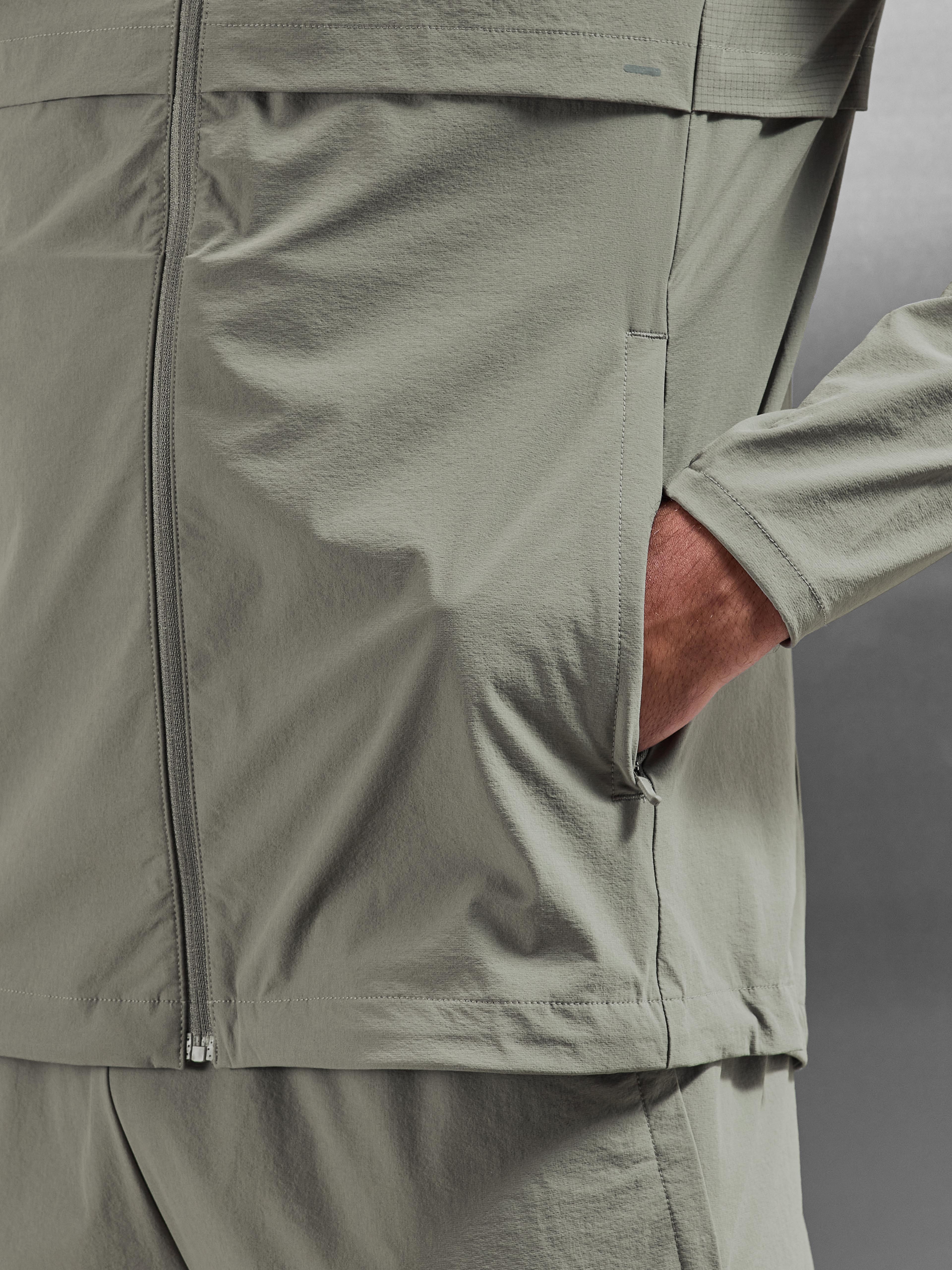 Performance Windbreaker in Sage