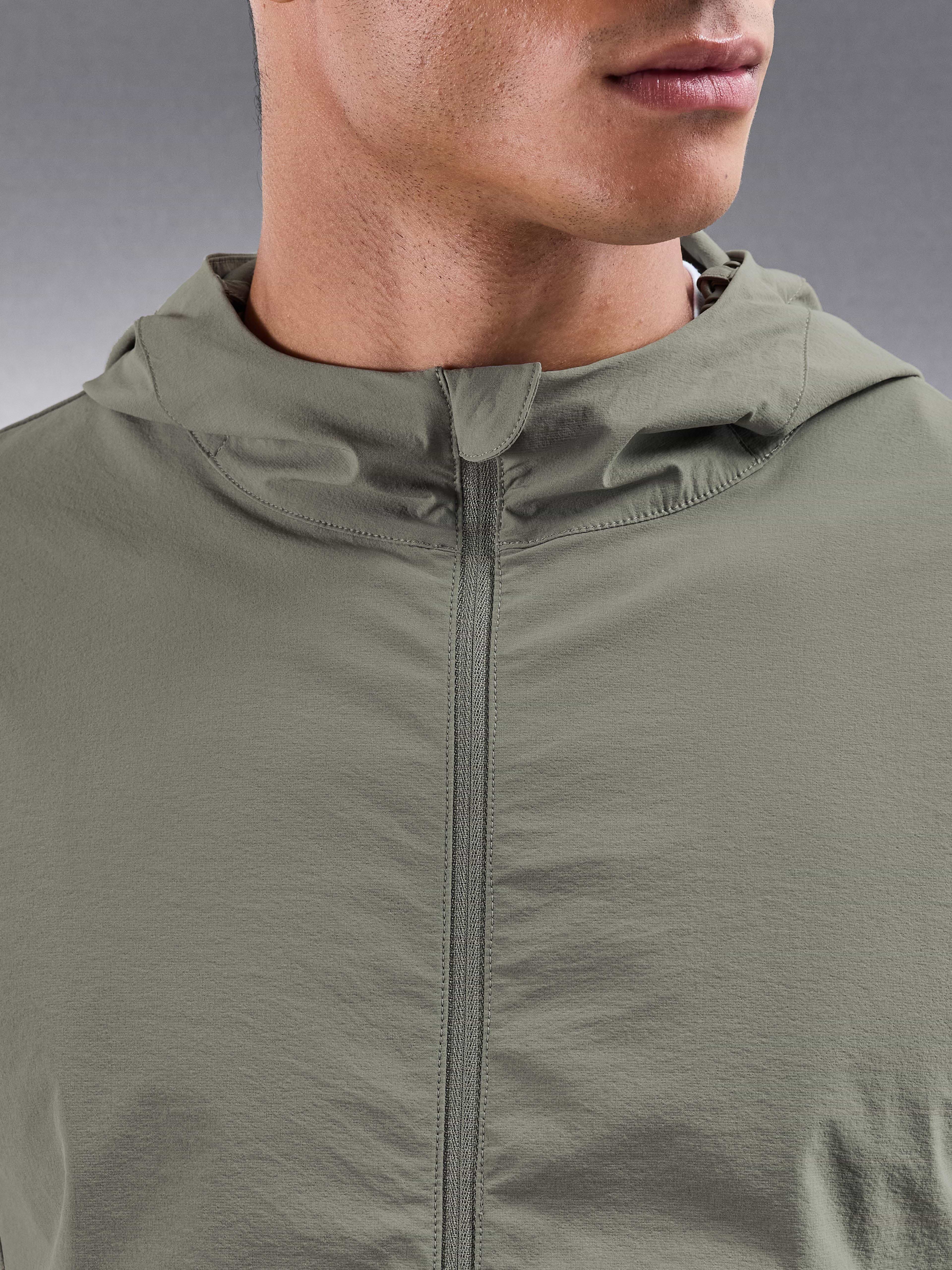 Performance Windbreaker in Sage