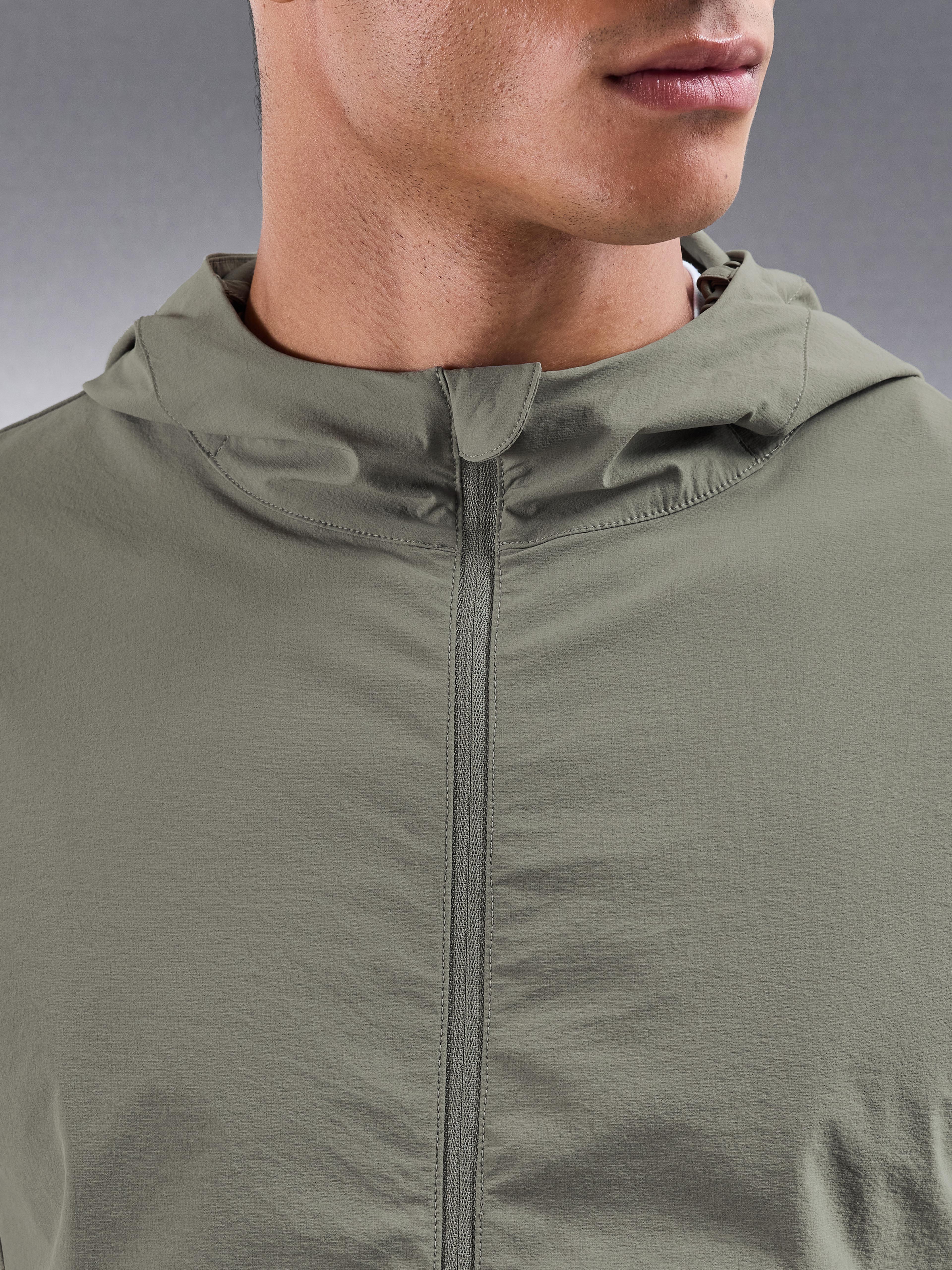 Performance Windbreaker in Sage