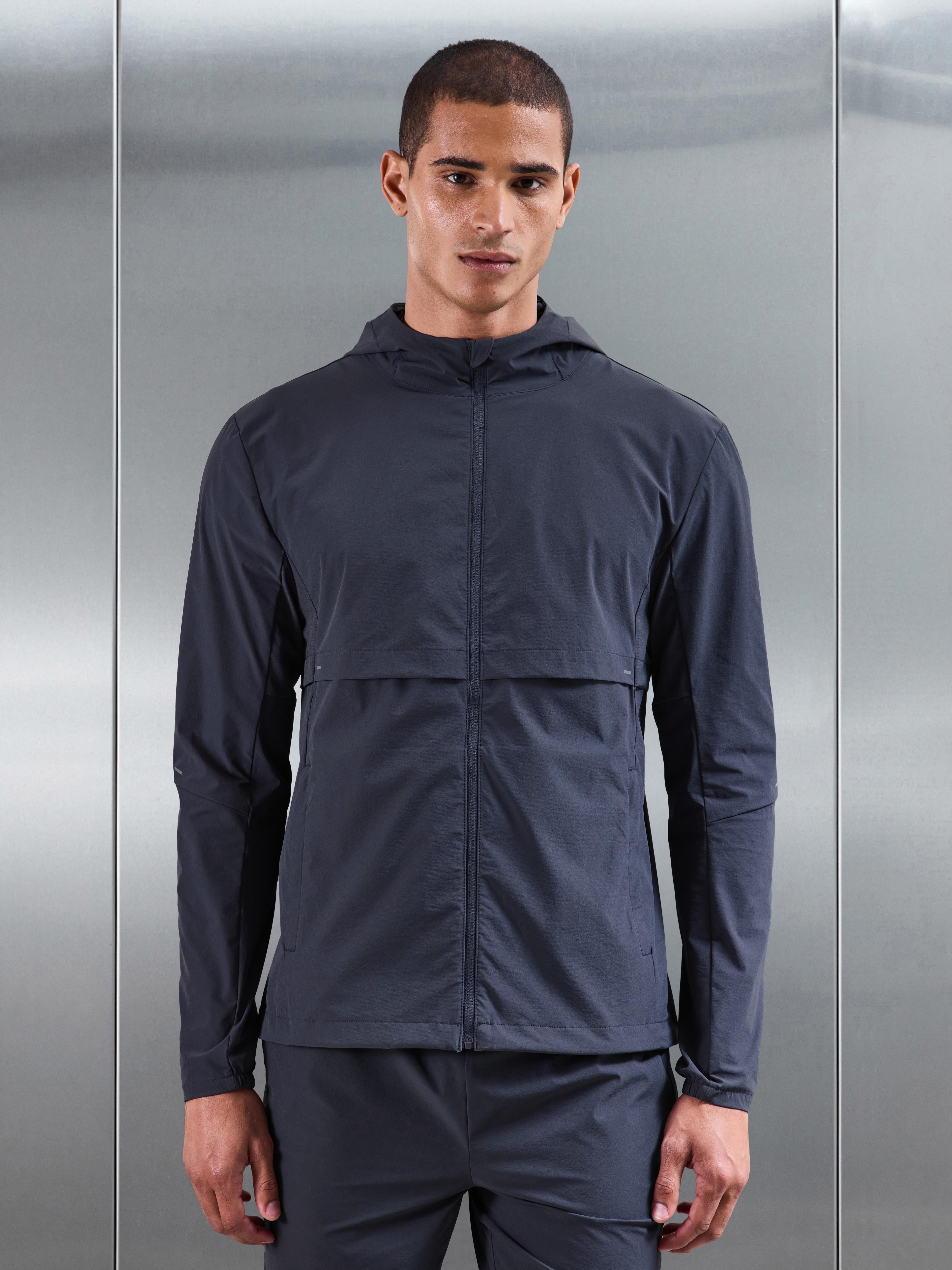 Performance Windbreaker in Slate Blue