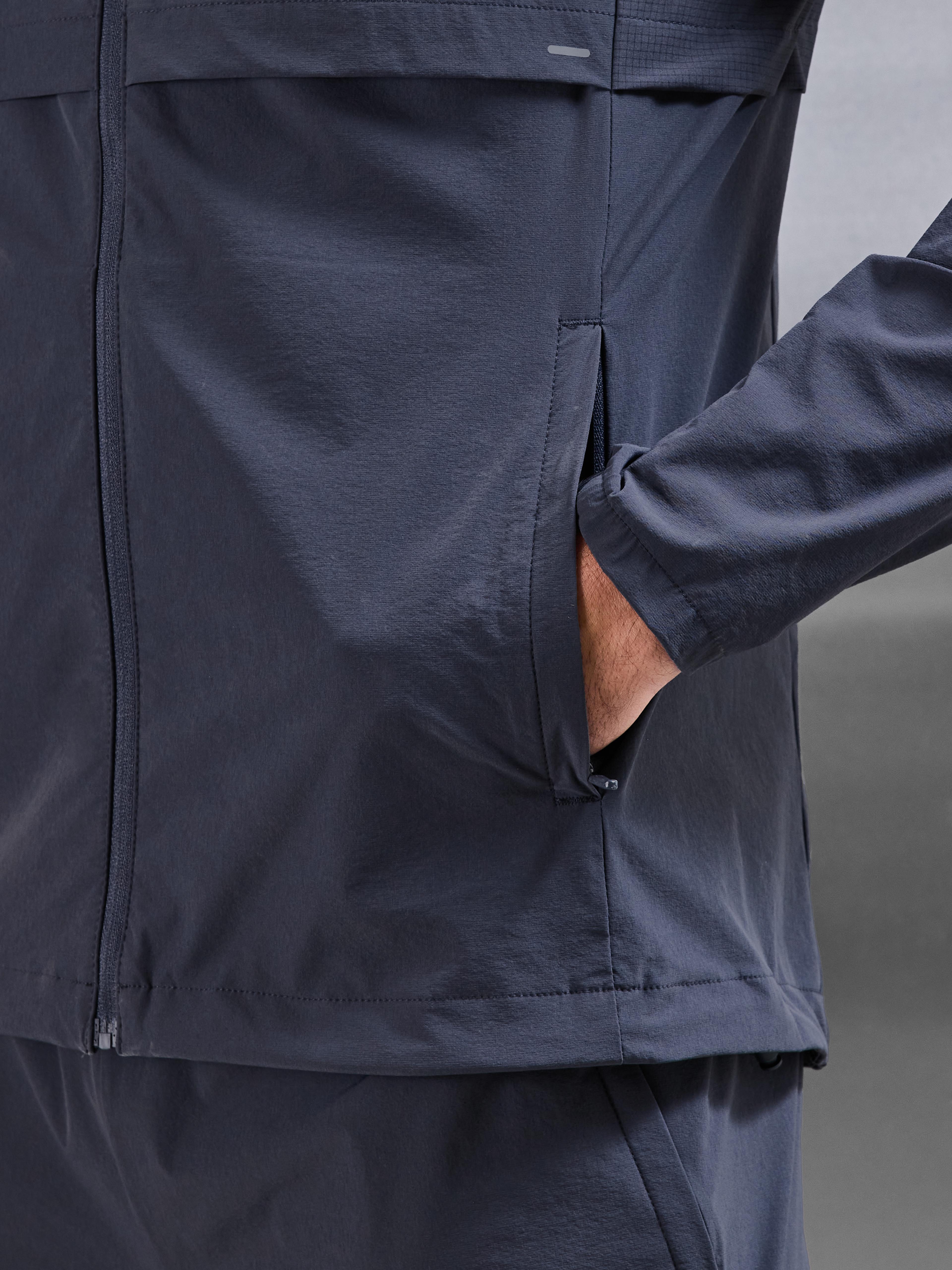 Performance Windbreaker in Slate Blue