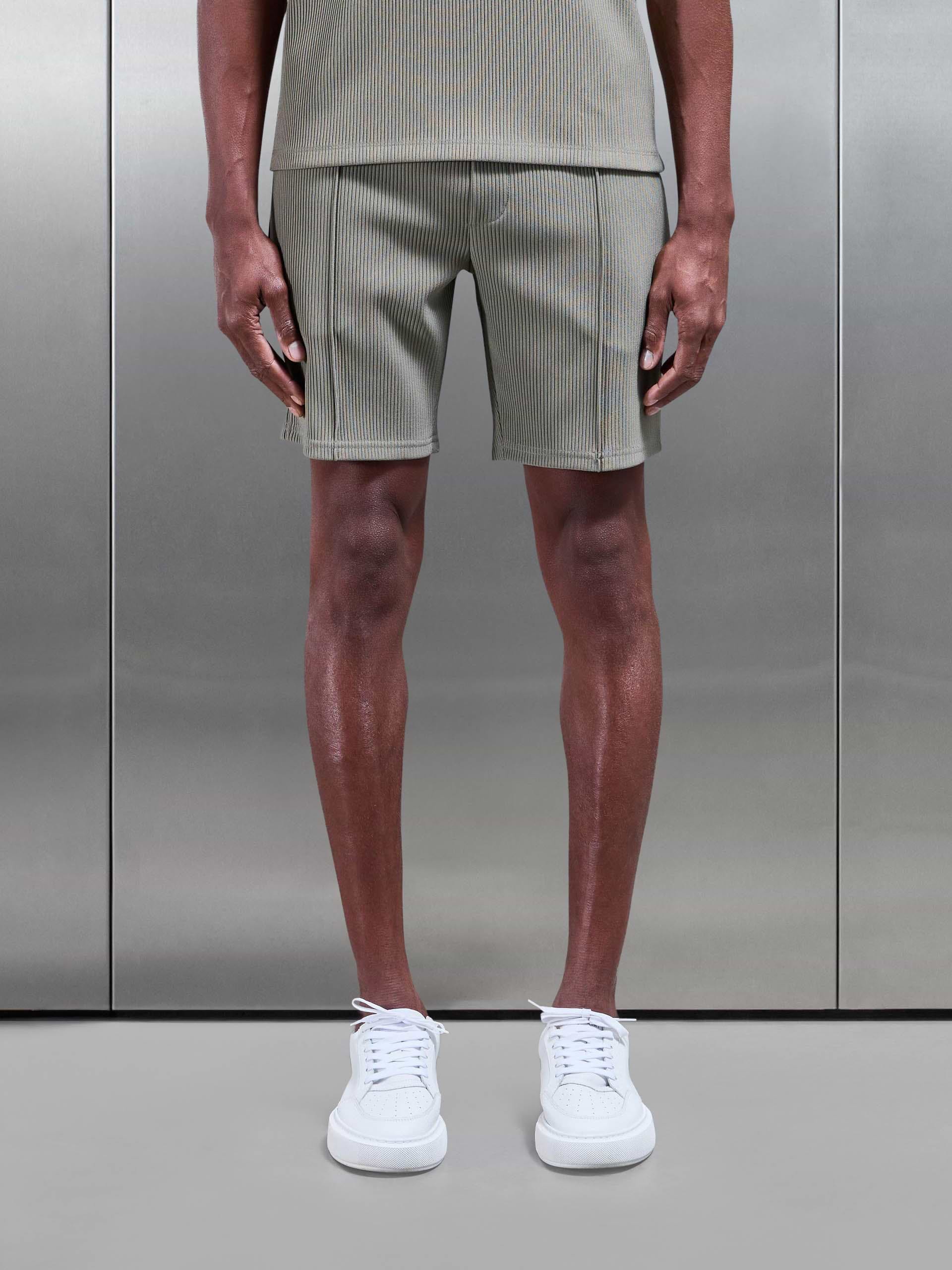 Pleated Short in Sage