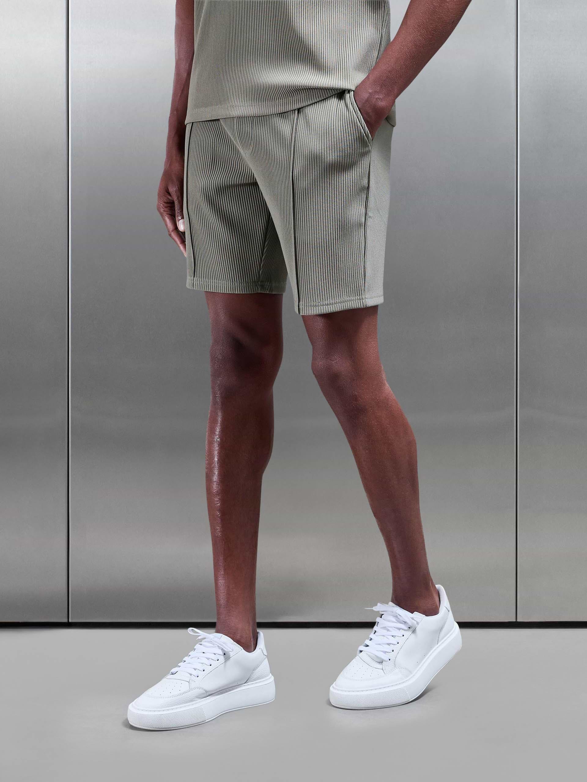 Pleated Short in Sage