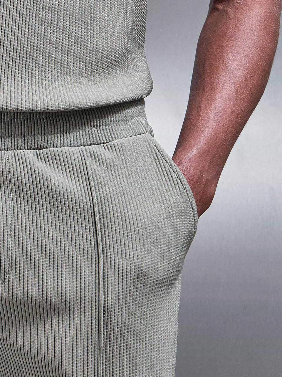 Pleated Short in Sage