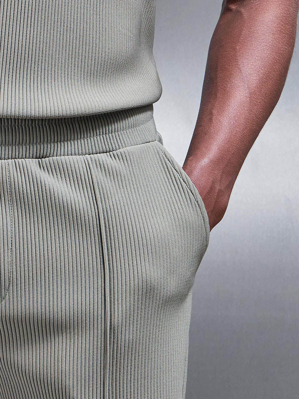 Pleated Short in Sage