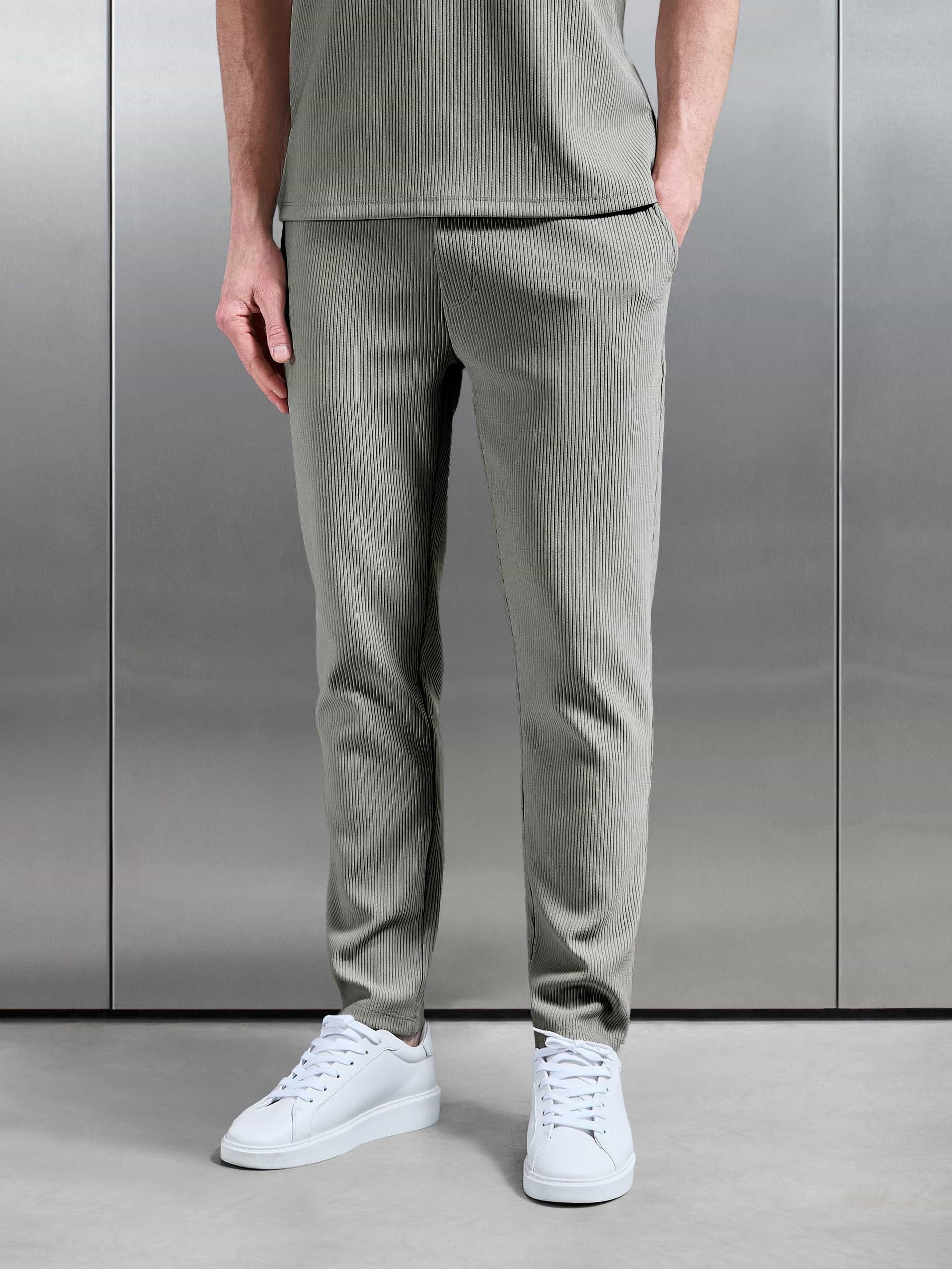 Pleated Trouser in Sage