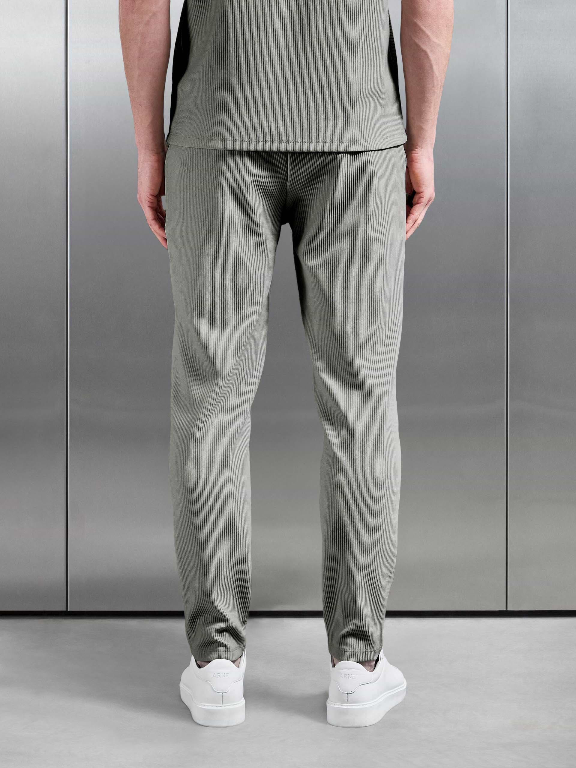 Pleated Trouser in Sage