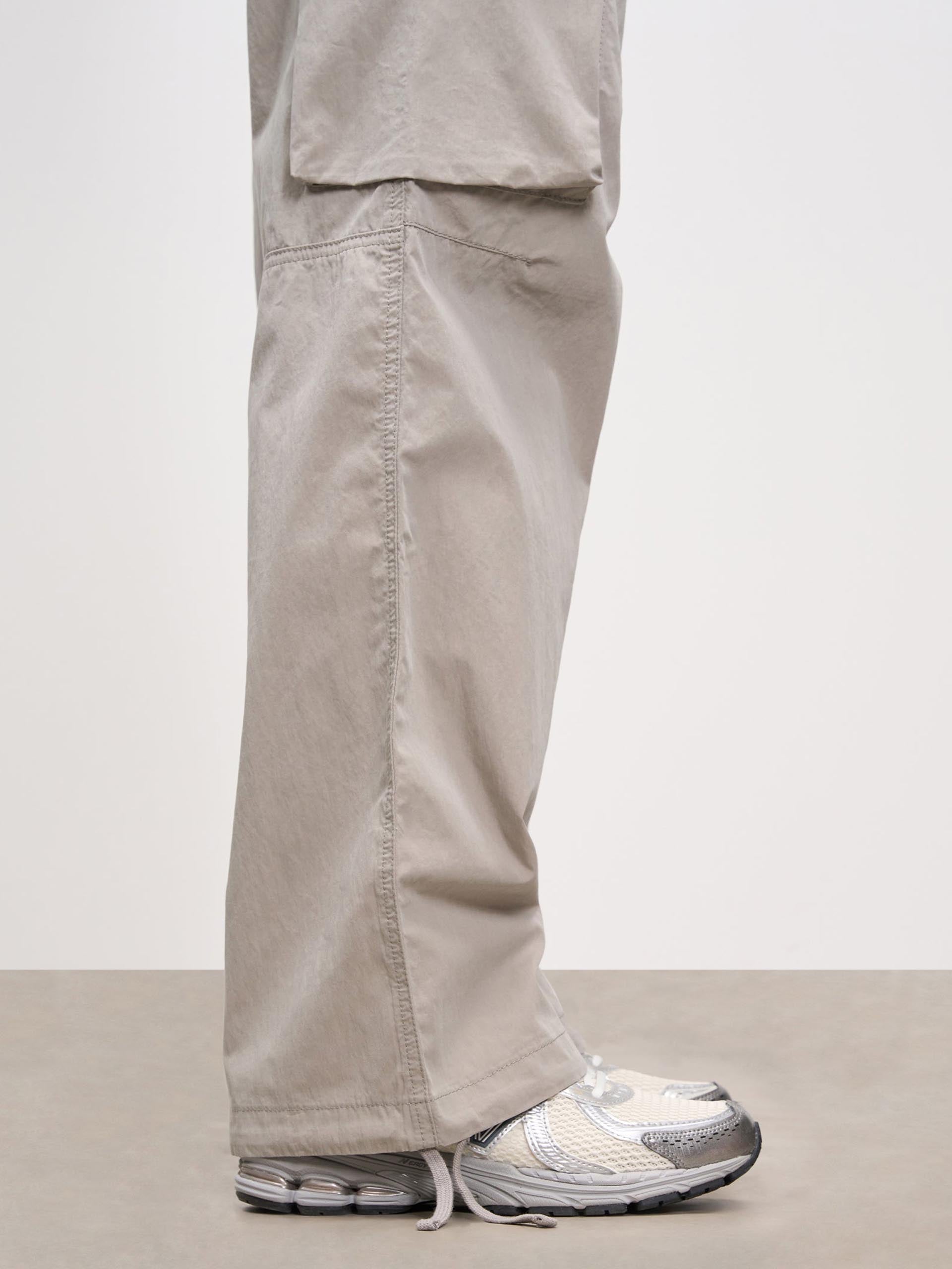 Womens Parachute Cargo Pant in Stone
