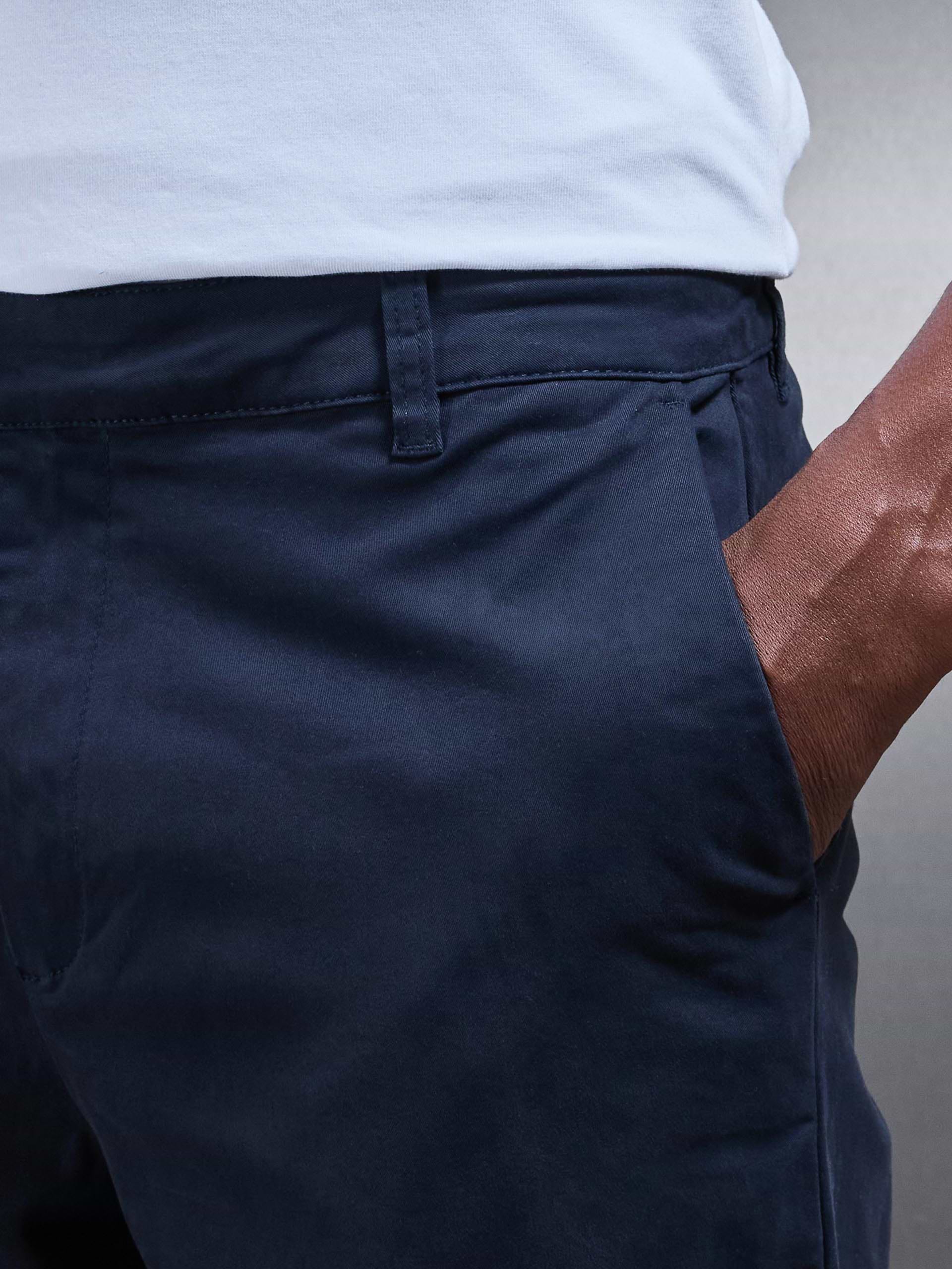 Regular Fit Chino Trouser in Navy