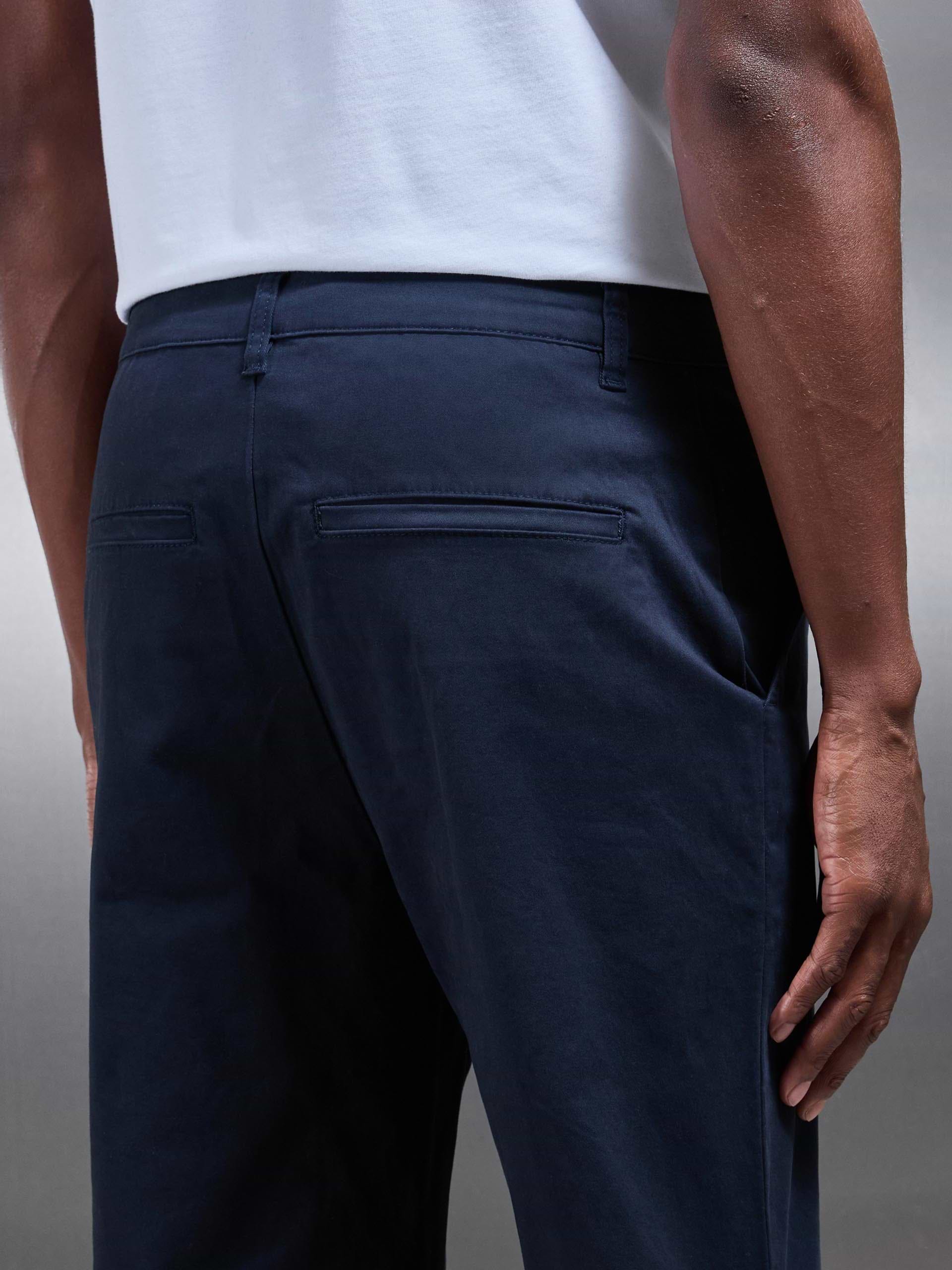 Regular Fit Chino Trouser in Navy