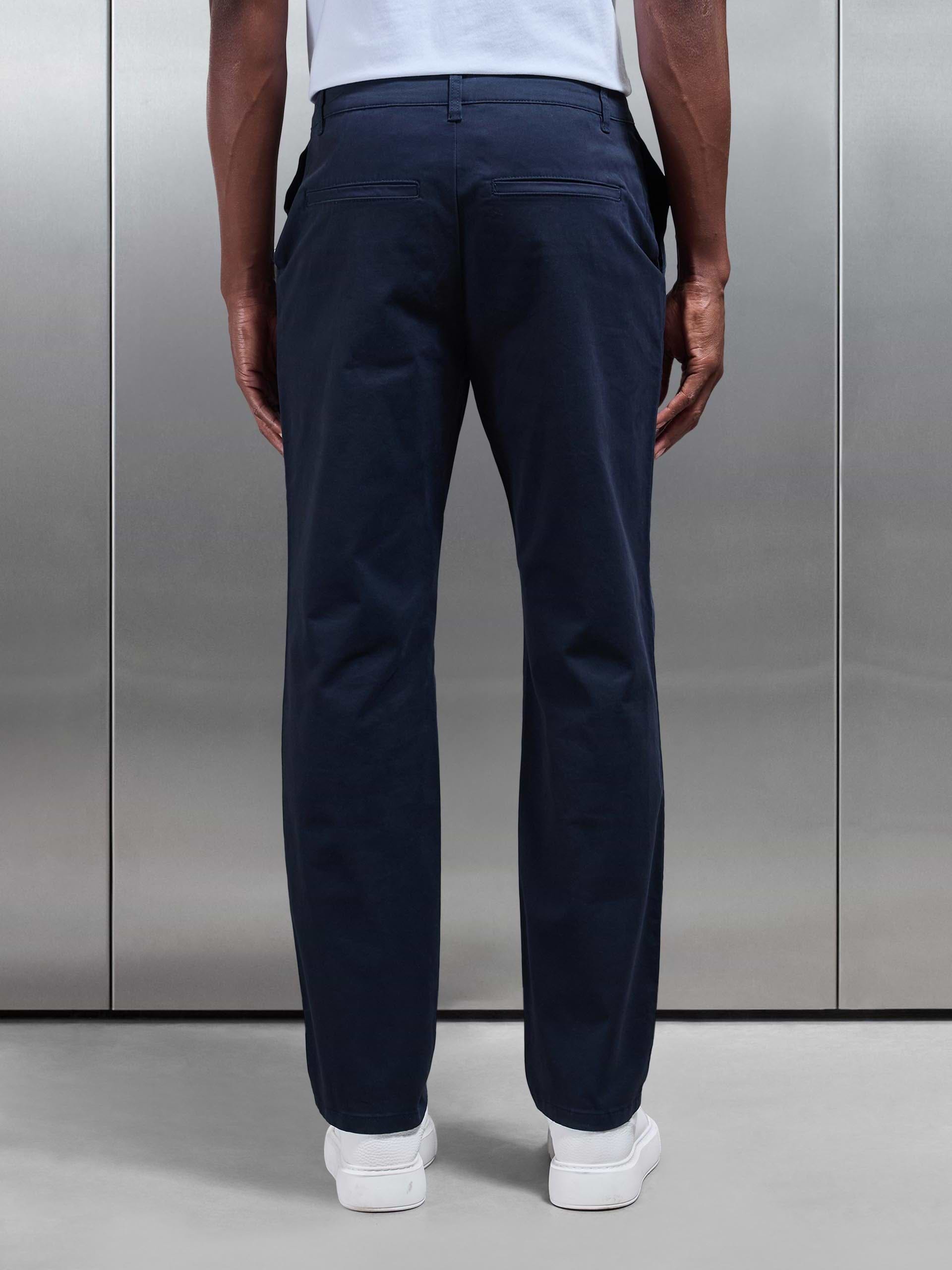 Regular Fit Chino Trouser in Navy