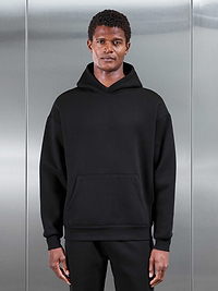 Relaxed Fit Hoodie in Black
