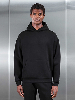 Relaxed Fit Hoodie in Black