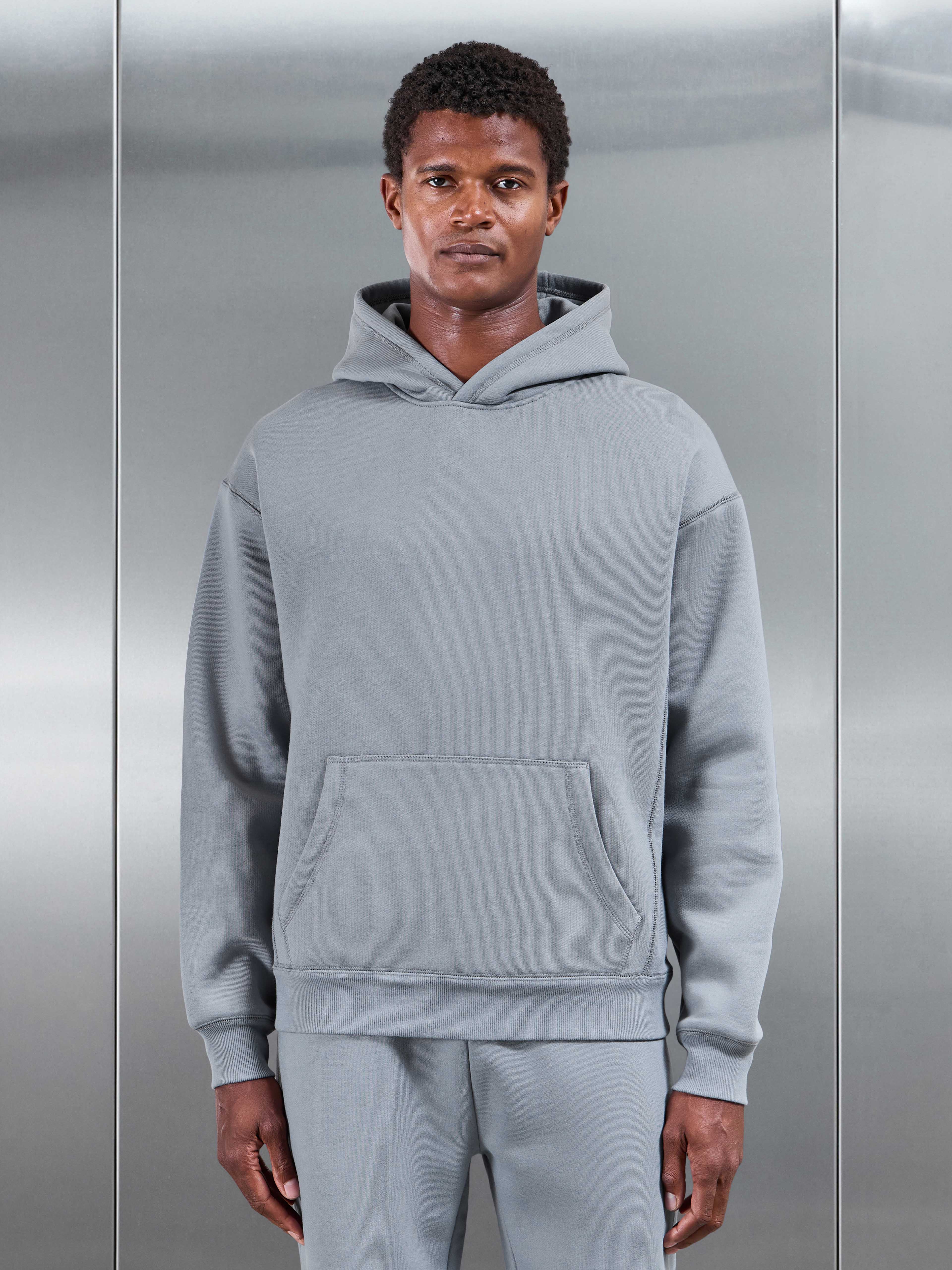 Relaxed Fit Hoodie in Coast Blue