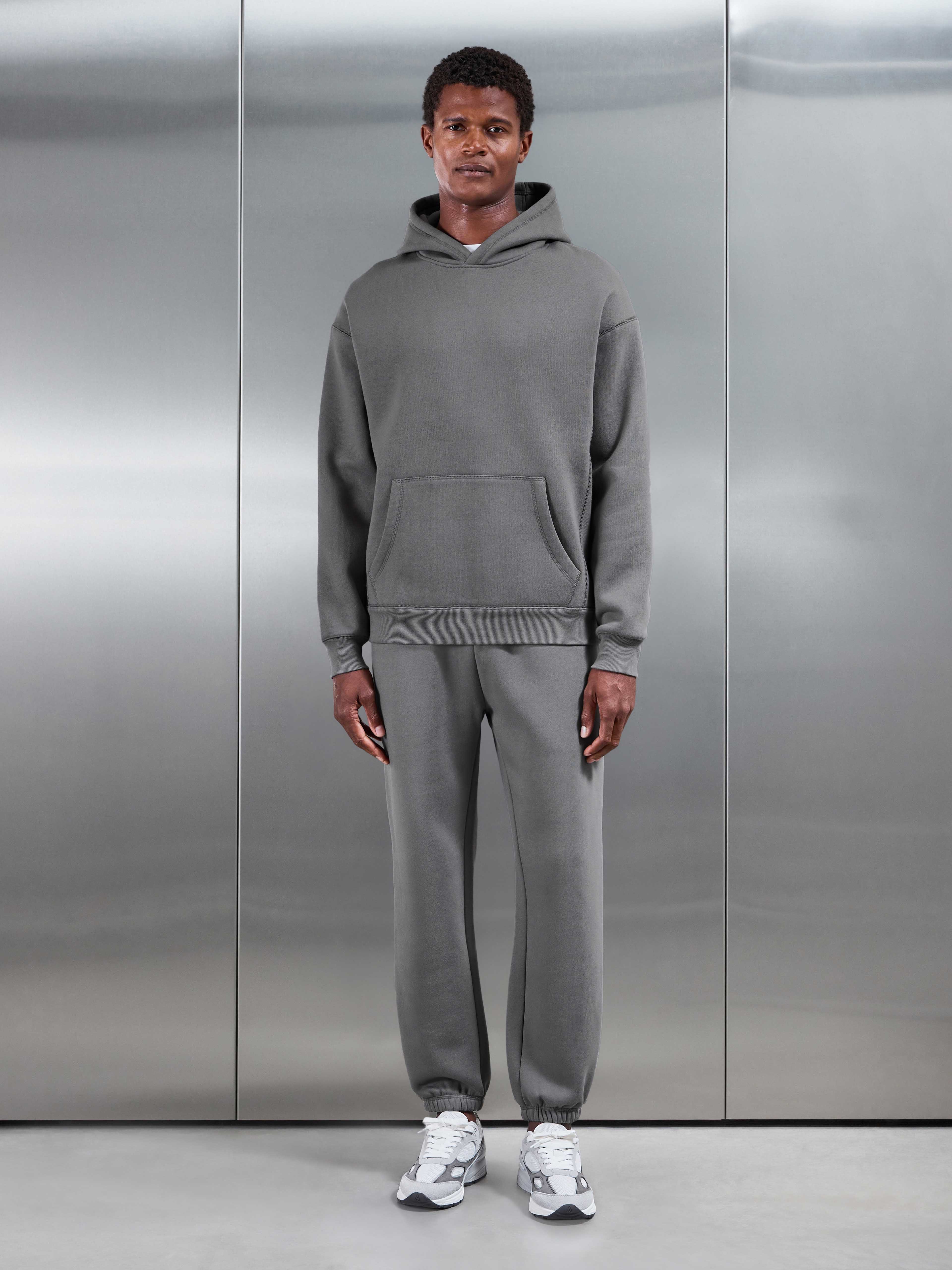Relaxed Fit Hoodie in Grey
