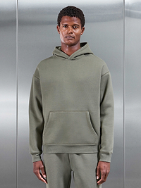 Relaxed Fit Hoodie in Olive