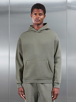 Relaxed Fit Hoodie in Olive