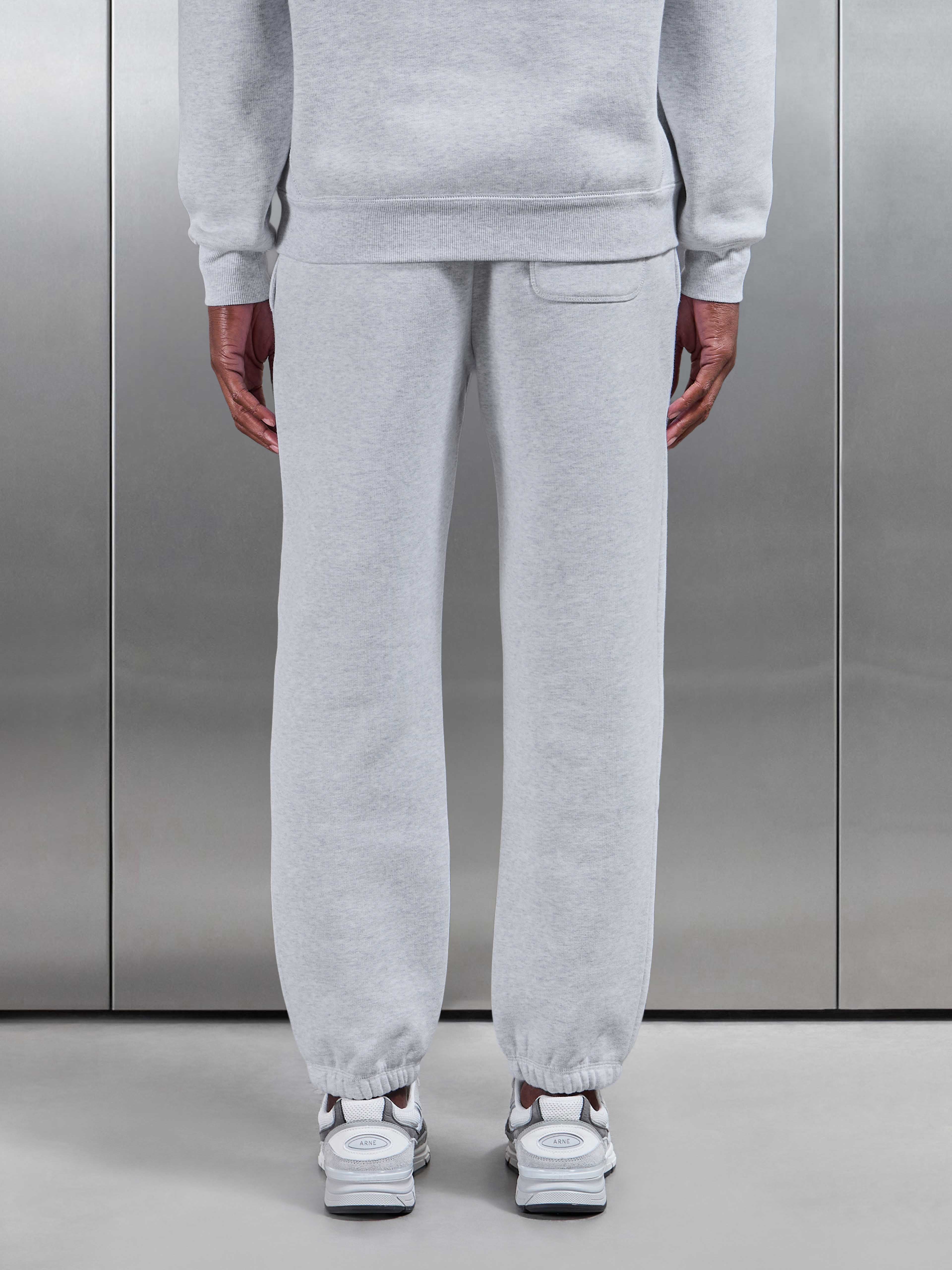 Relaxed Fit Jogger in Marl Grey