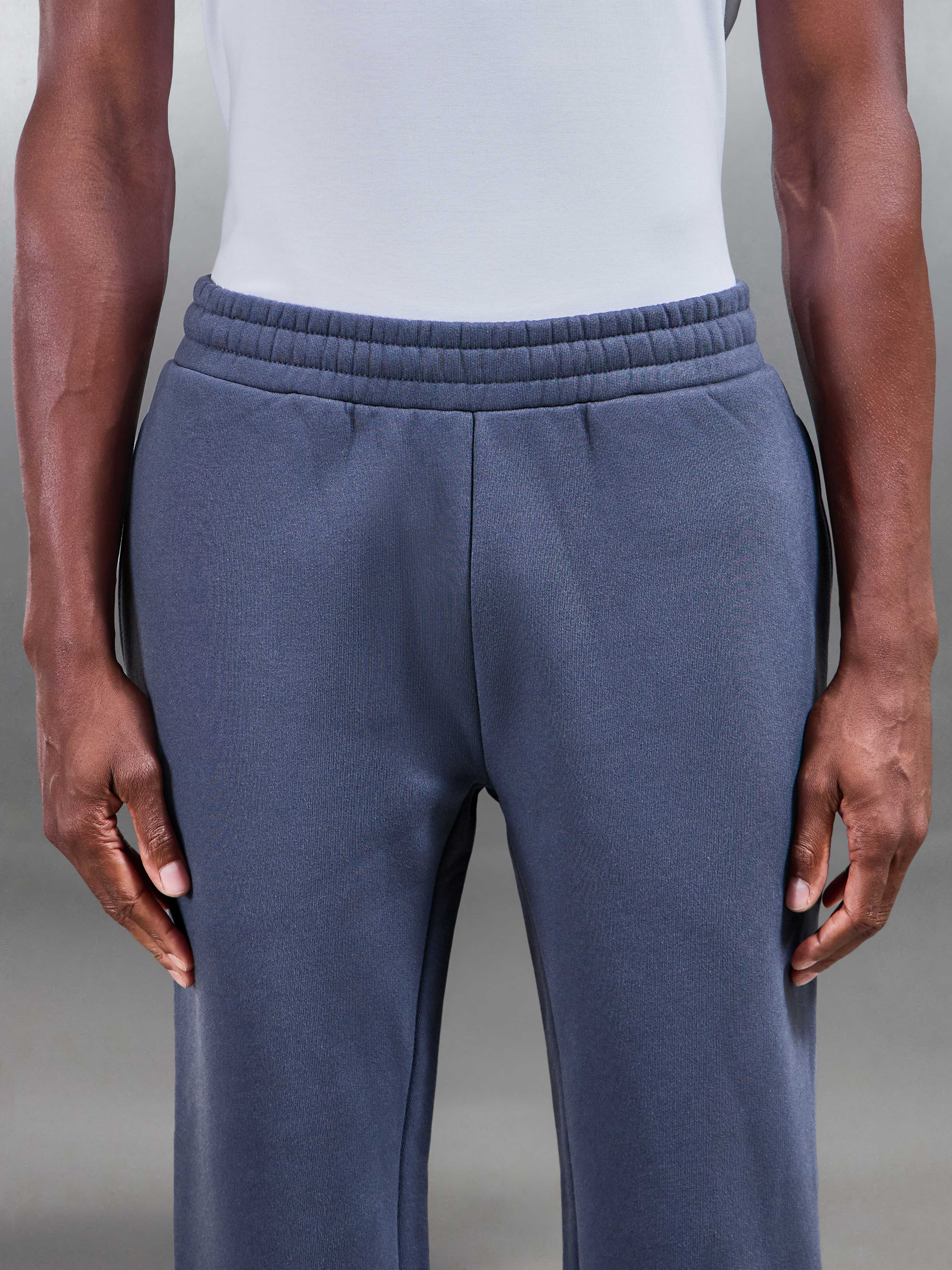 Relaxed Fit Jogger in Slate Blue