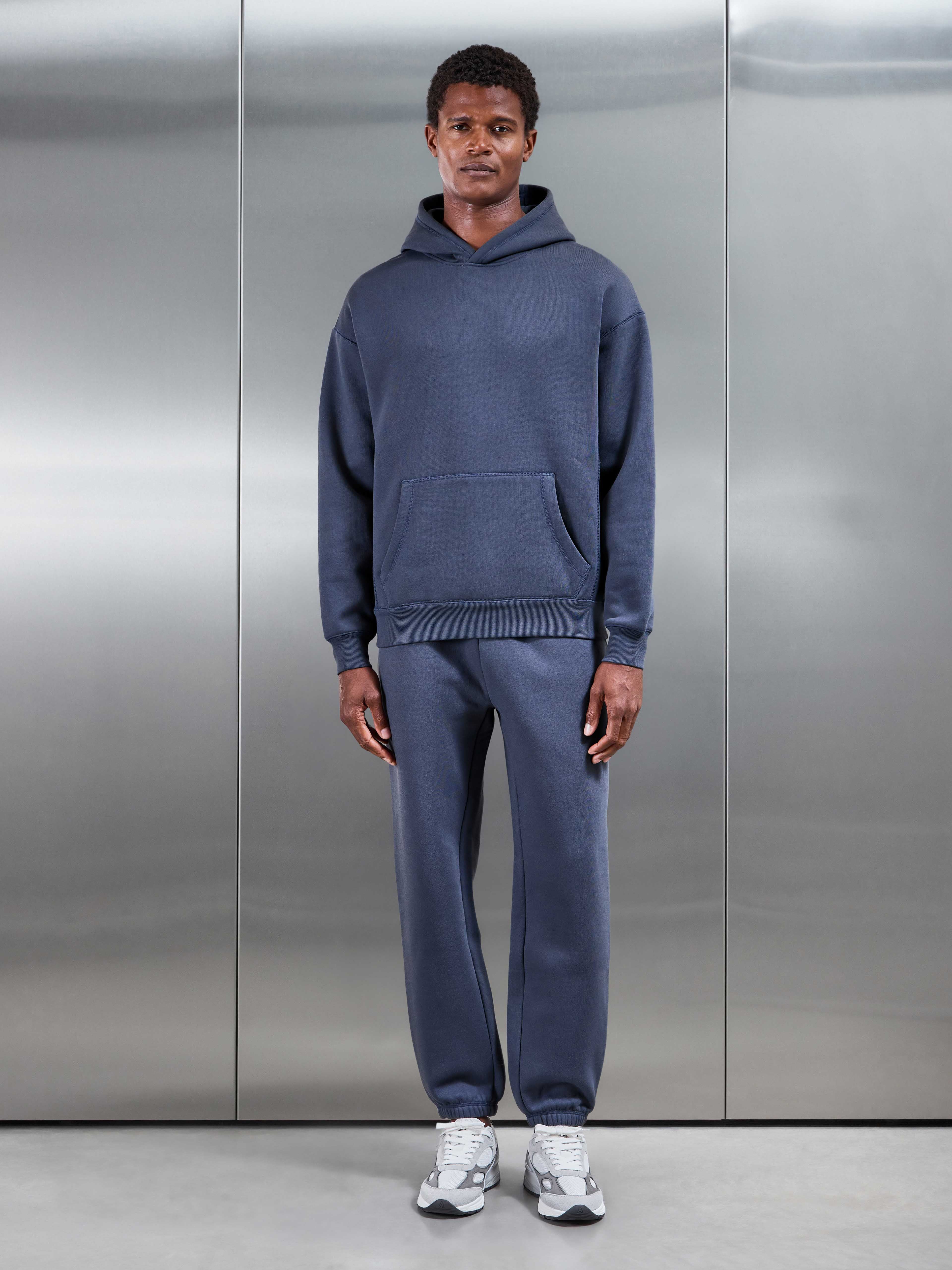 Relaxed Fit Jogger in Slate Blue