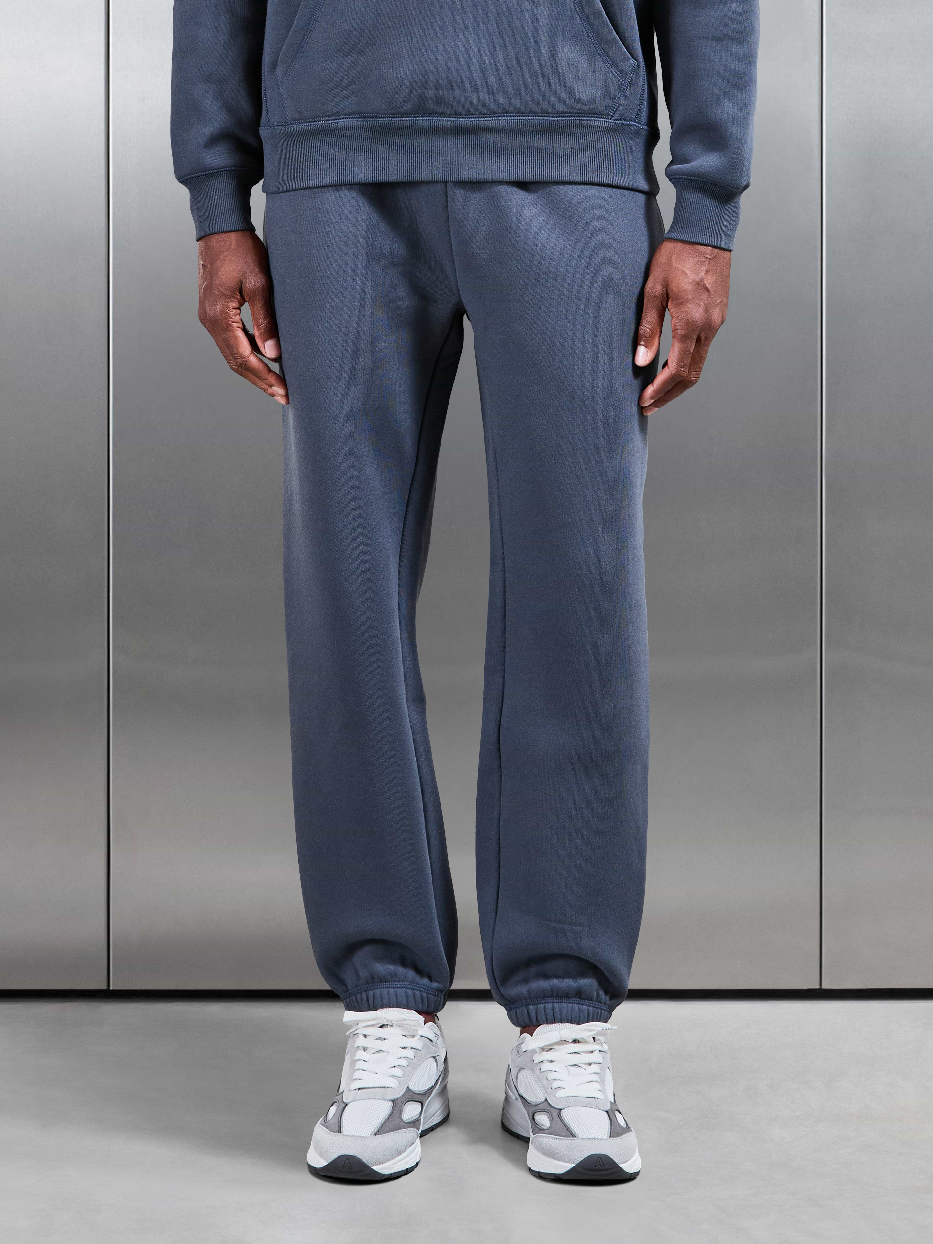 Relaxed Fit Jogger in Slate Blue