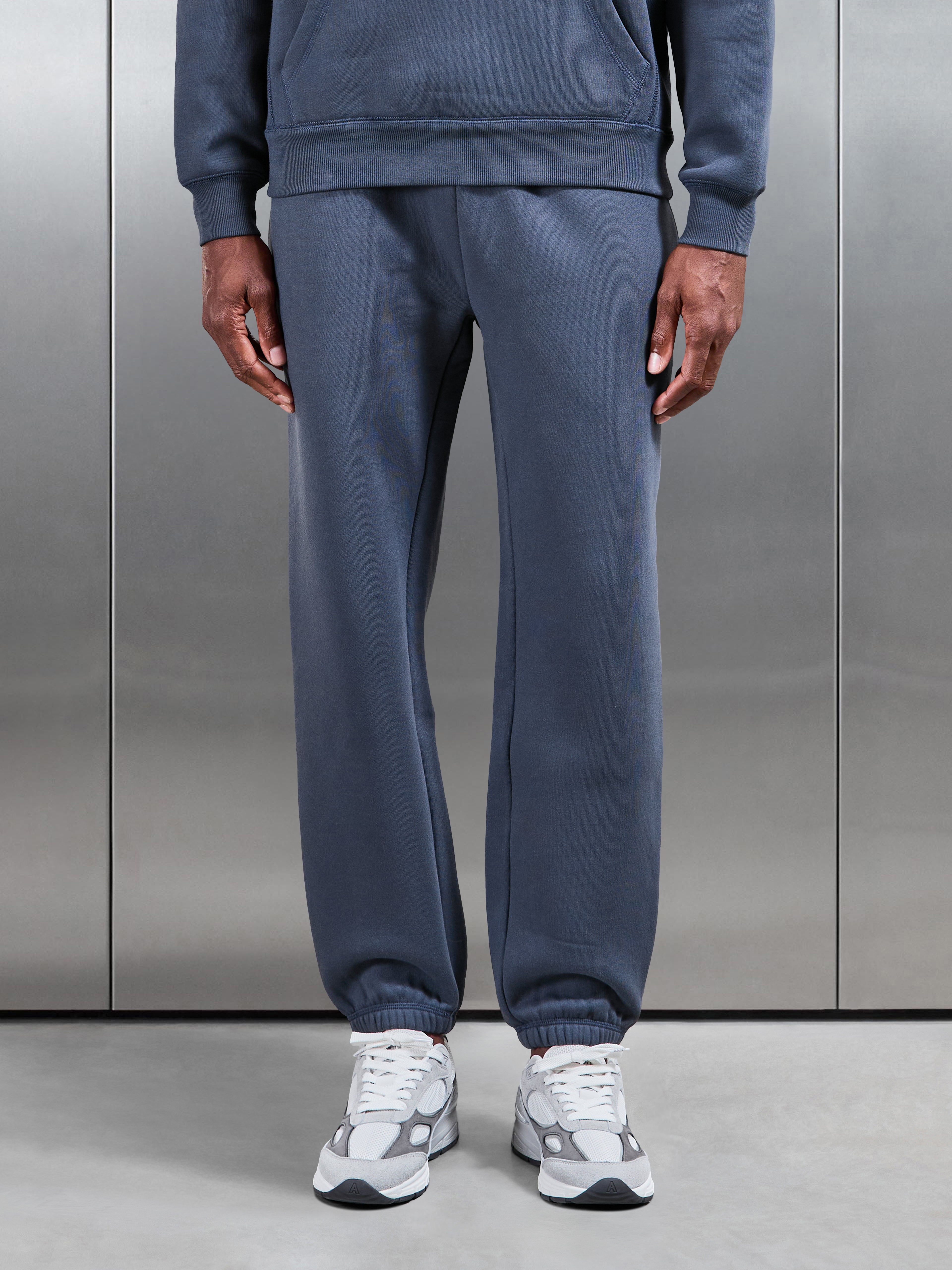 Relaxed Fit Jogger in Slate Blue