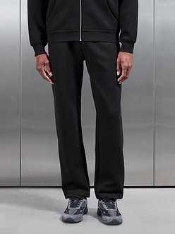 Relaxed Fit Straight Leg Jogger in Black