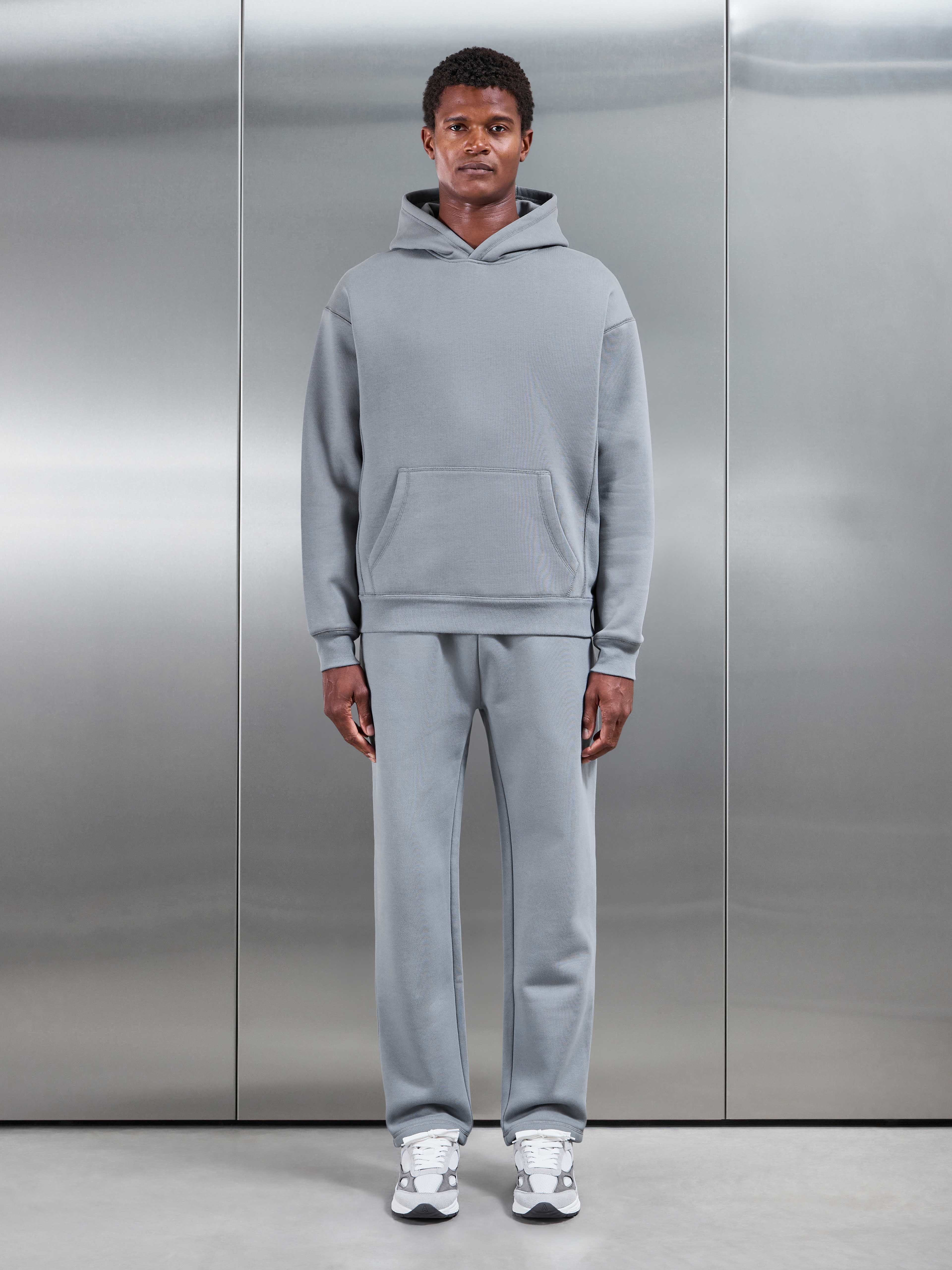 Relaxed Fit Straight Leg Jogger in Coast Blue