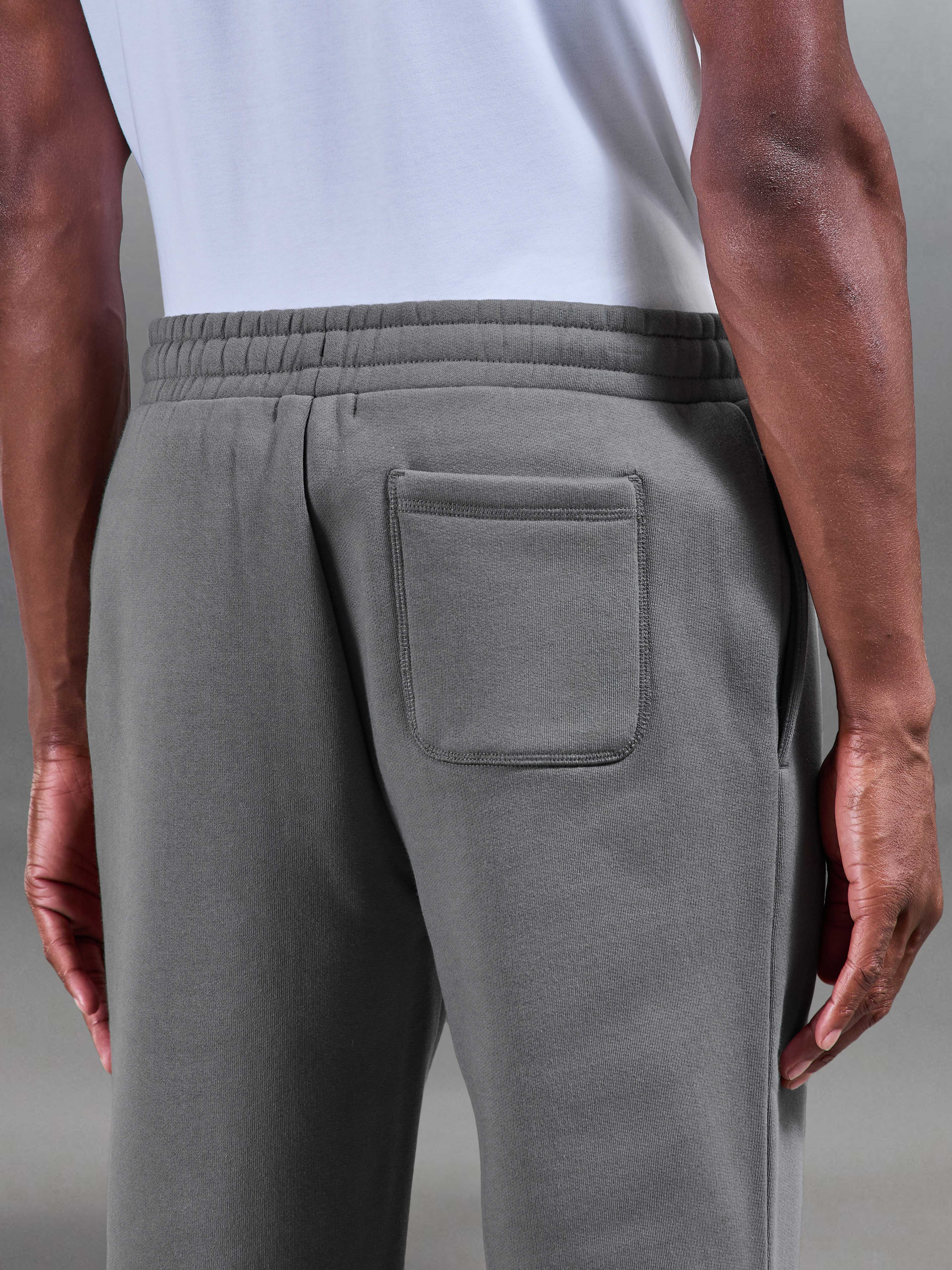 Relaxed Fit Straight Leg Jogger in Grey