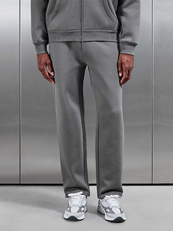 Relaxed Fit Straight Leg Jogger in Grey
