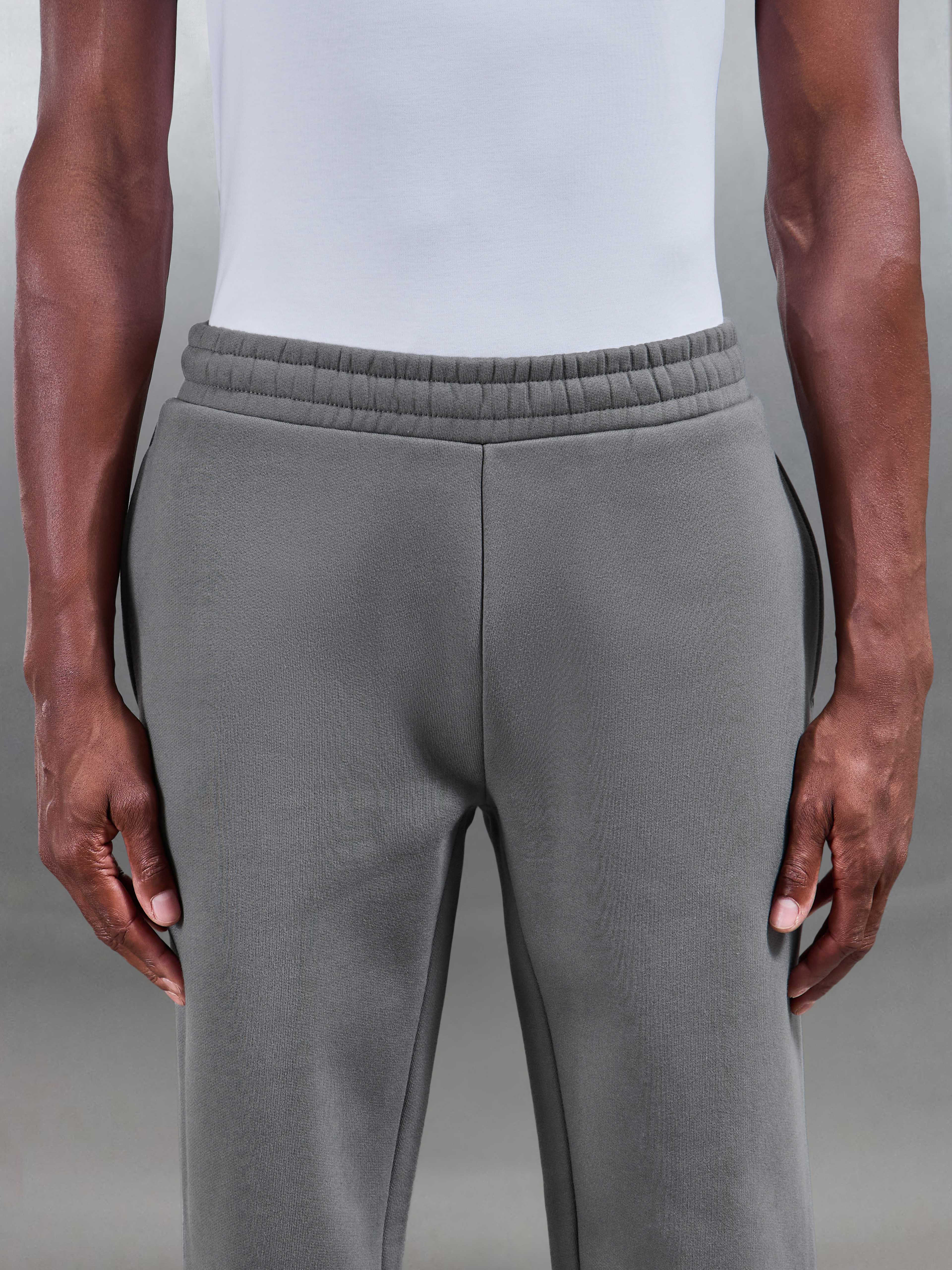 Relaxed Fit Straight Leg Jogger in Grey