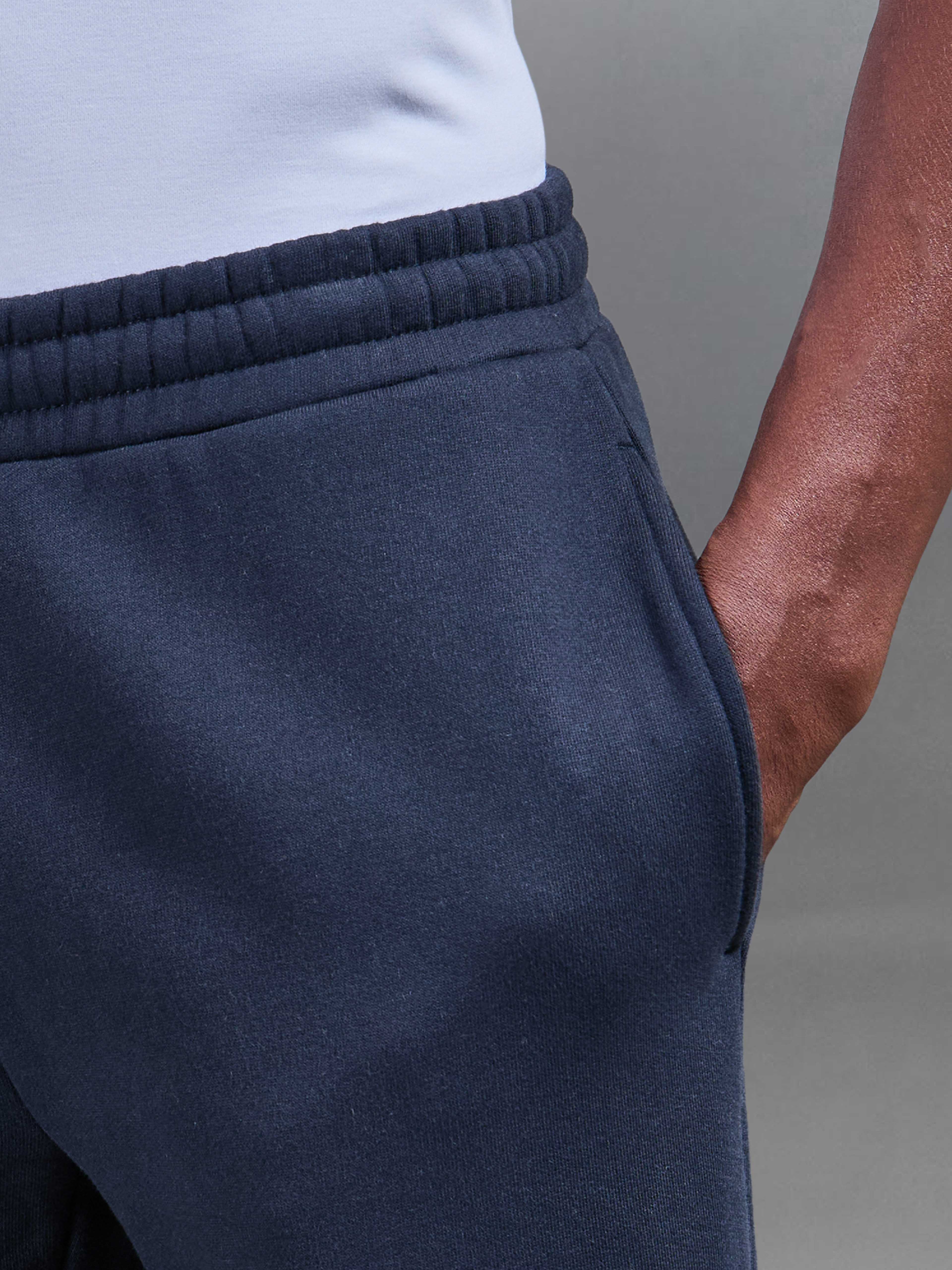 Relaxed Fit Straight Leg Jogger in Navy
