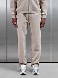 Relaxed Fit Straight Leg Jogger in Stone