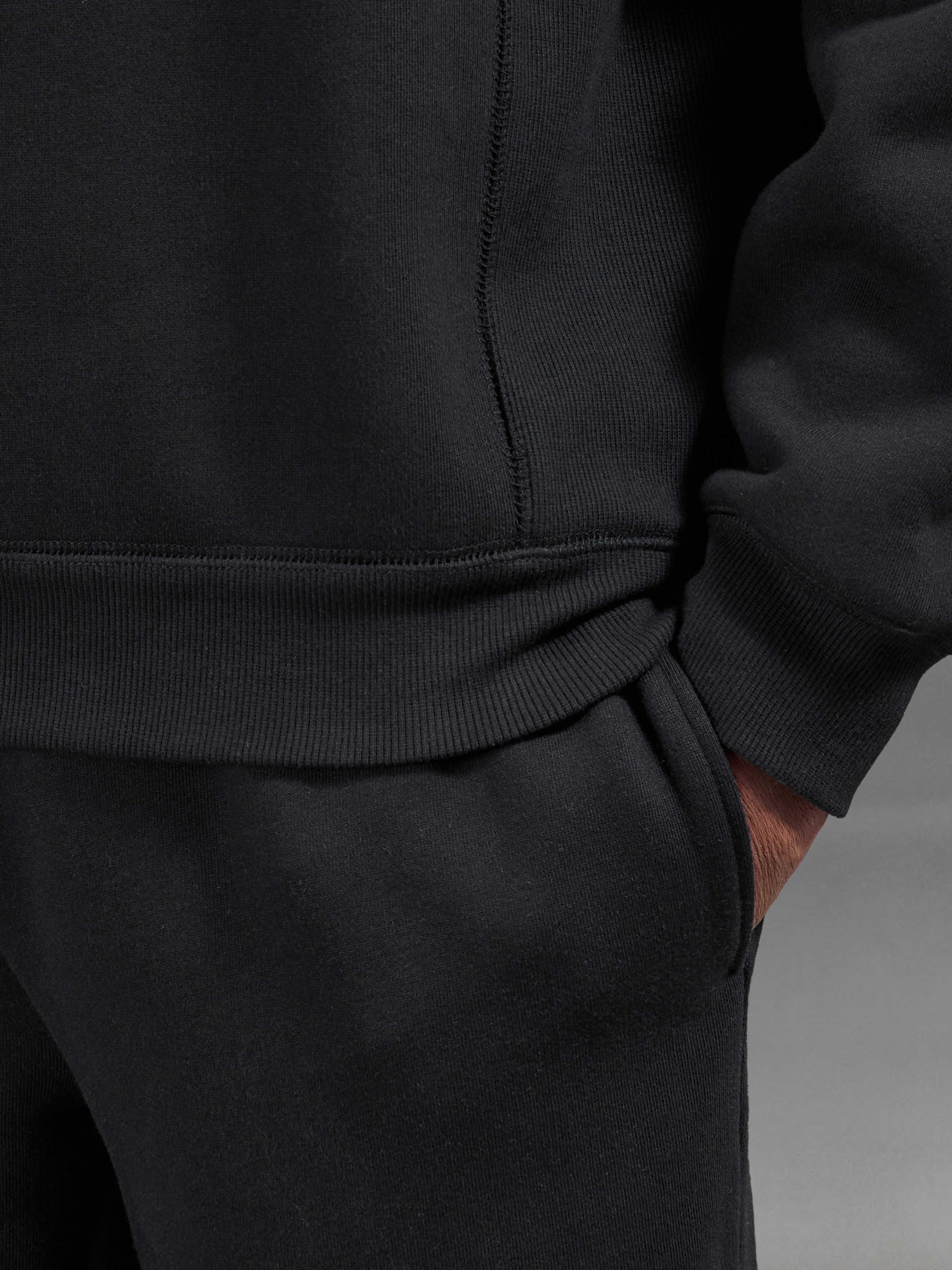 Relaxed Fit Sweatshirt in Black