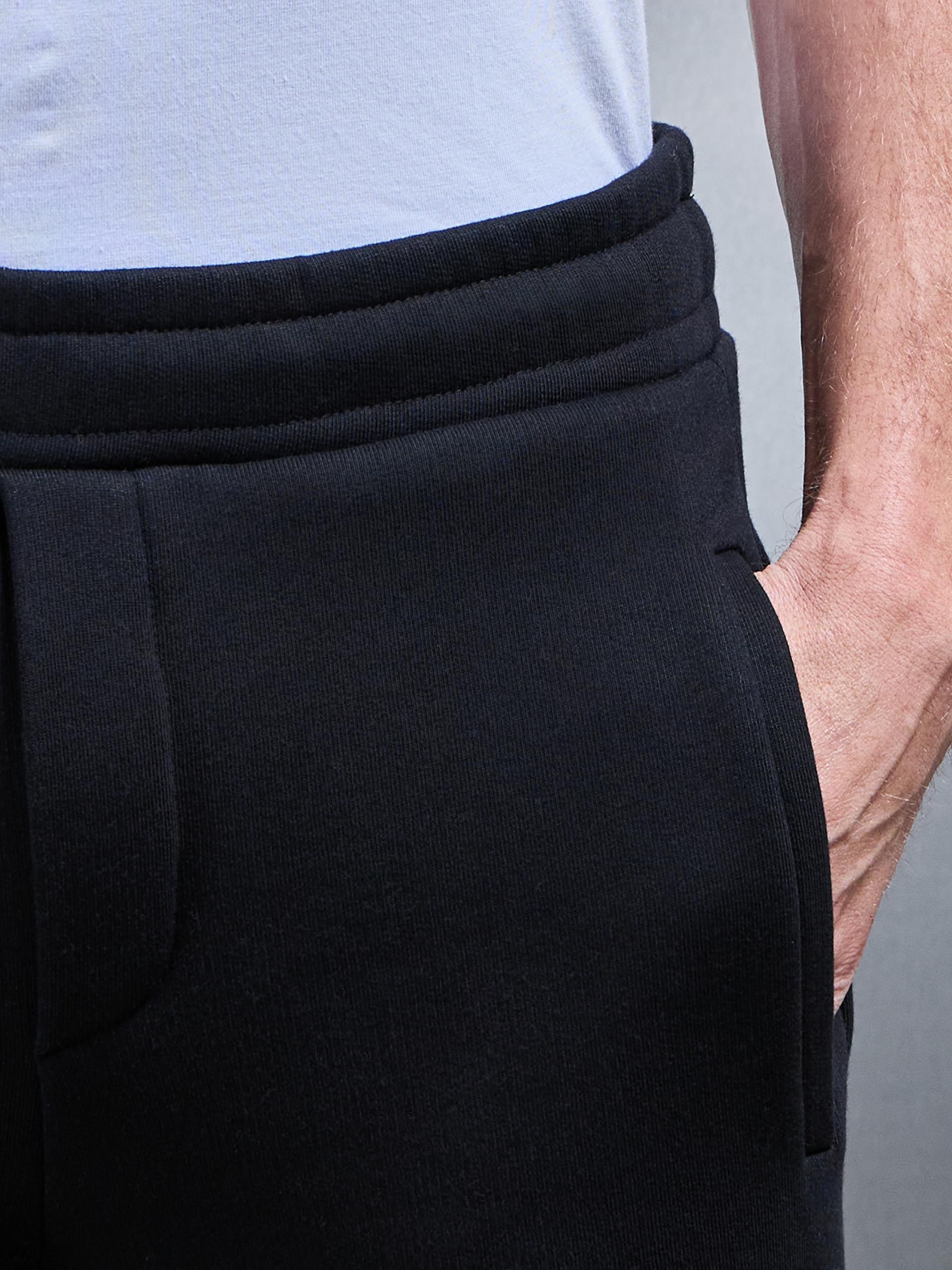 Relaxed Fit Jogger in Black